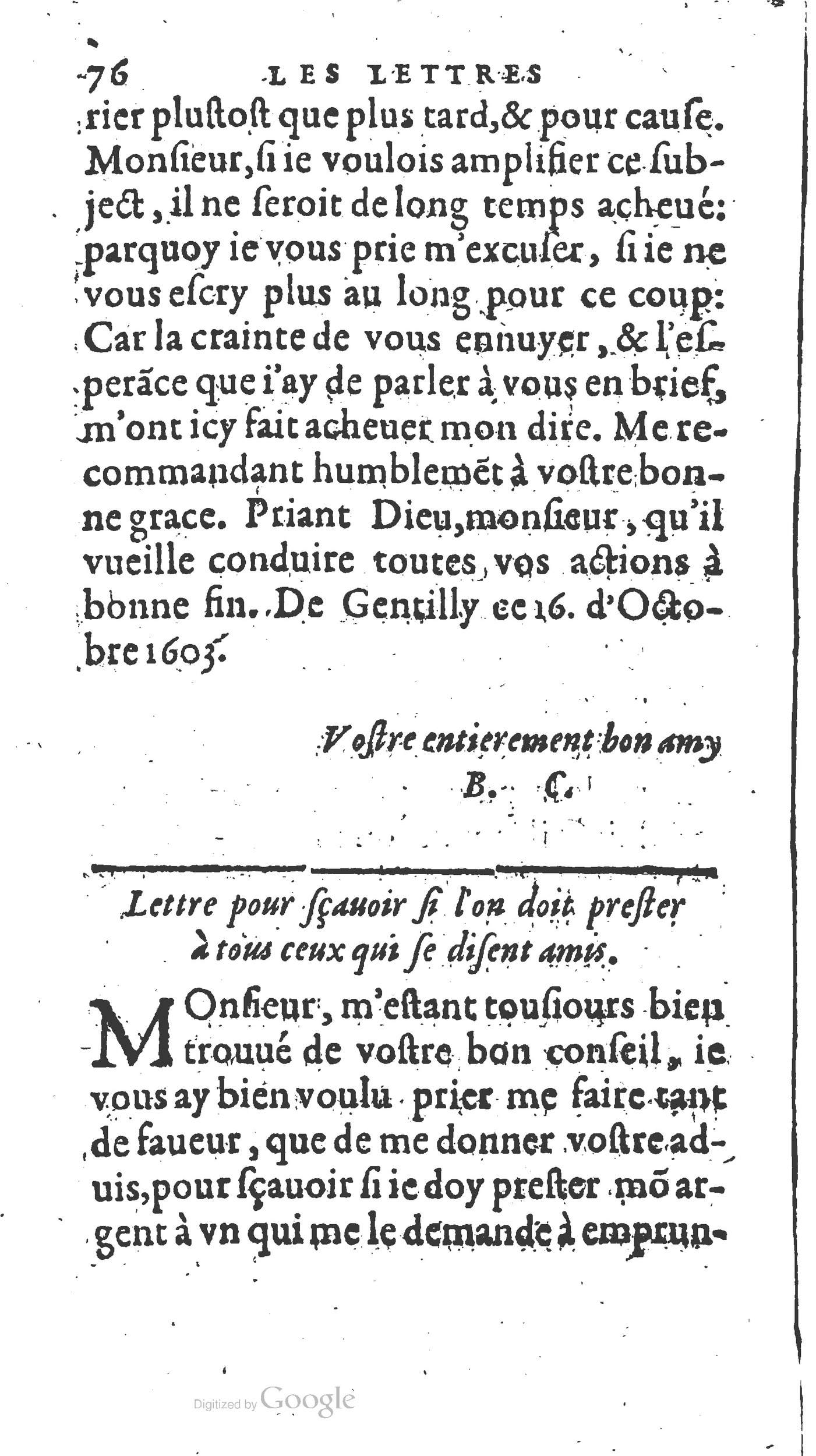 1604 - Fleury Bourriquant - Nouveau Trésor des secrétaires - British Library