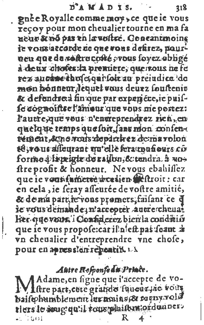 1582 - Jean Huguetan - Trésor des Amadis T. 1 - BM Lyon