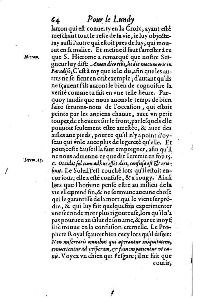 1607 - Nicolas Du Fossé - Trésor quadragésimal - T 02 - BM Lyon 1607 - Nicolas Du Fossé - Trésor quadragésimal - T 02 - BM Lyon