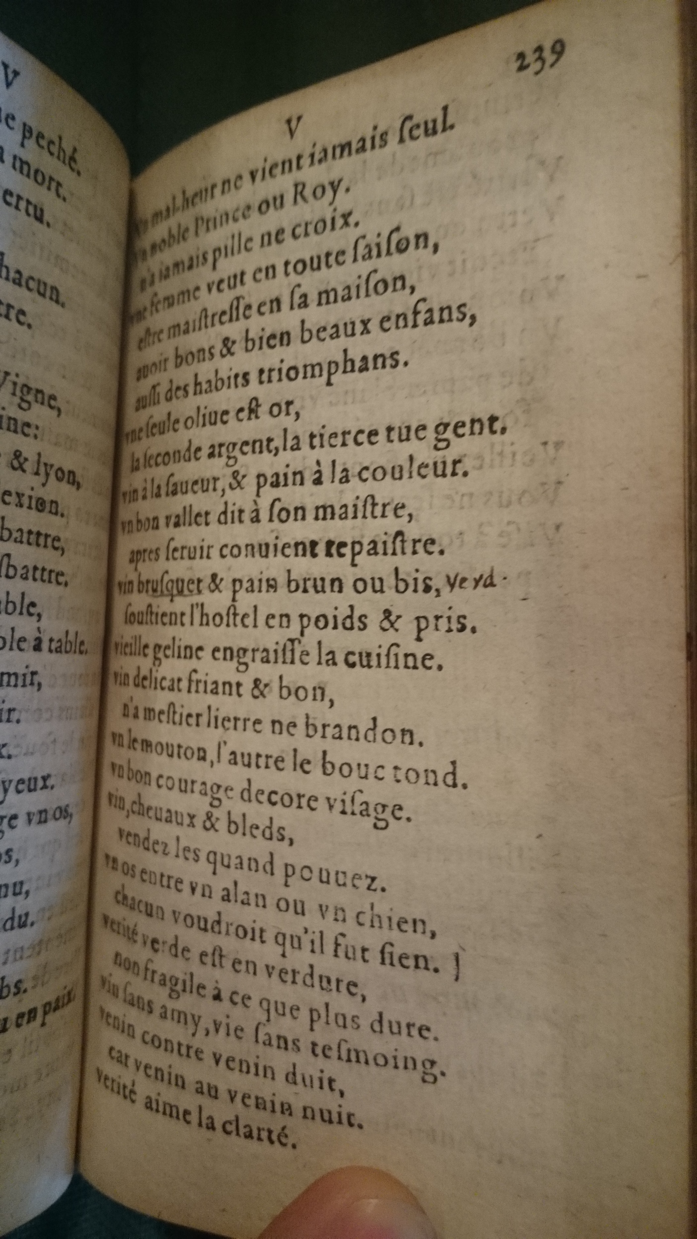 1582 - Nicolas Bonfons - Trésor des sentences dorées - BnF Arsenal 1582 - Nicolas Bonfons - Trésor des sentences dorées - BnF Arsenal