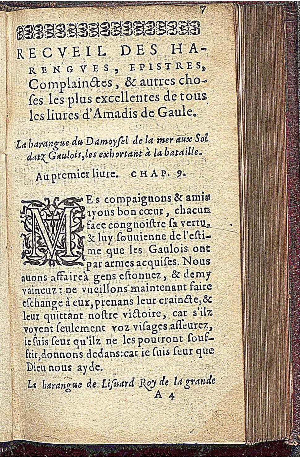 1573 - Olivier de Harsy - Trésor des Amadis - Edimbourg