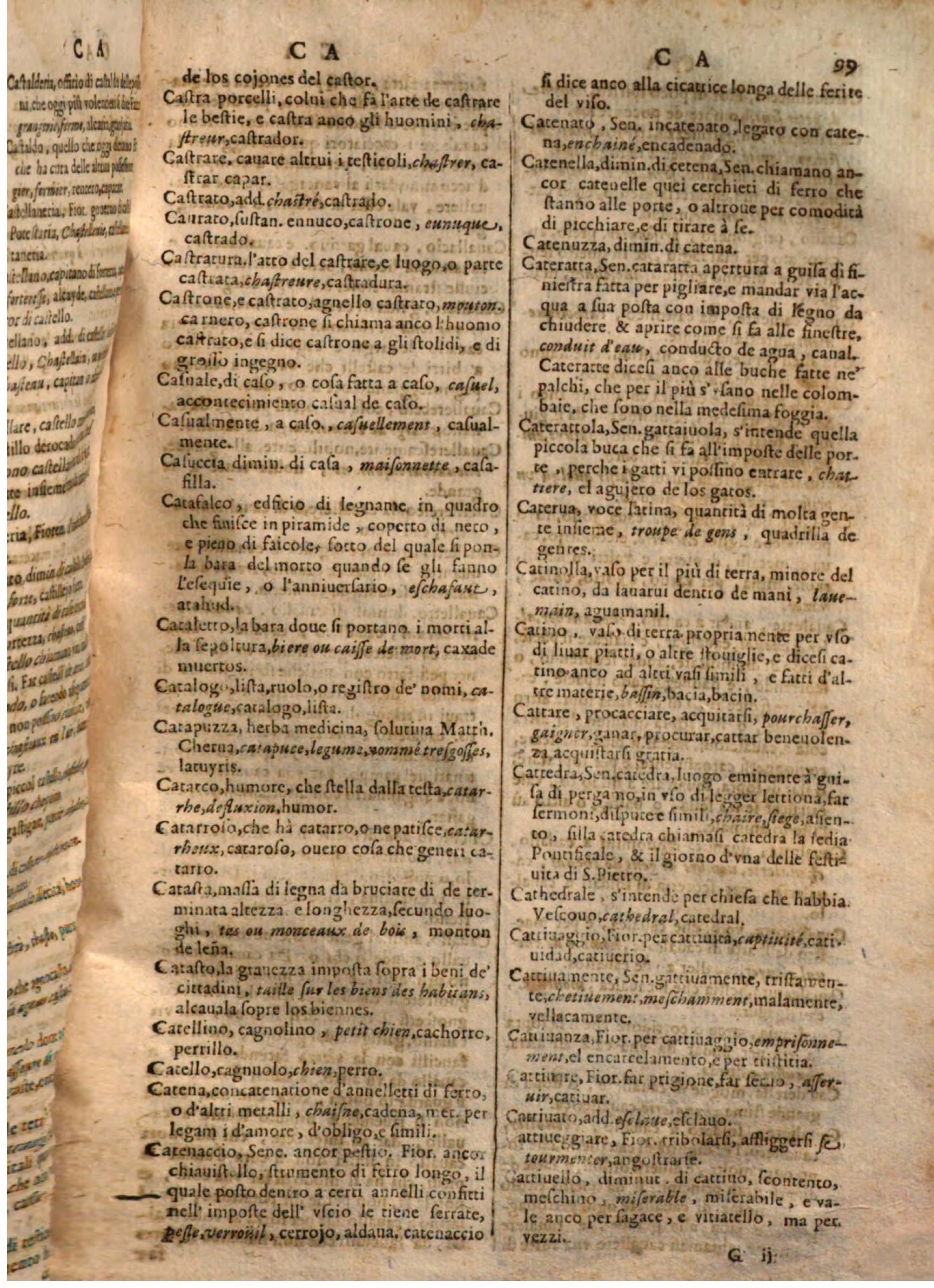 1644 - Jacques Crespin - Trésor des trois langues - Passau 1644 - Jacques Crespin - Trésor des trois langues - Passau