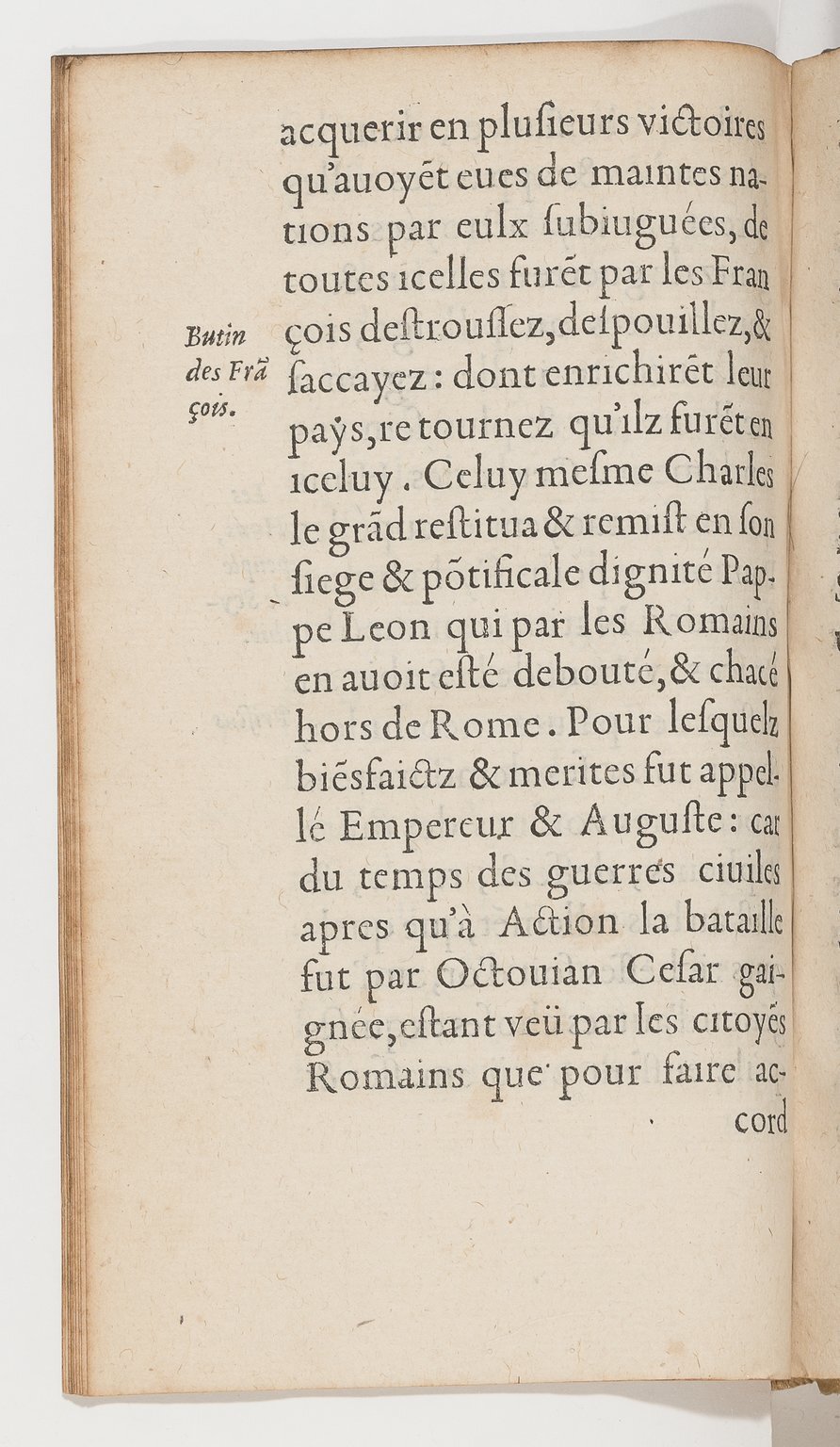 1583 - Galiot Corrozet - Trésor des histoires de France - BnF