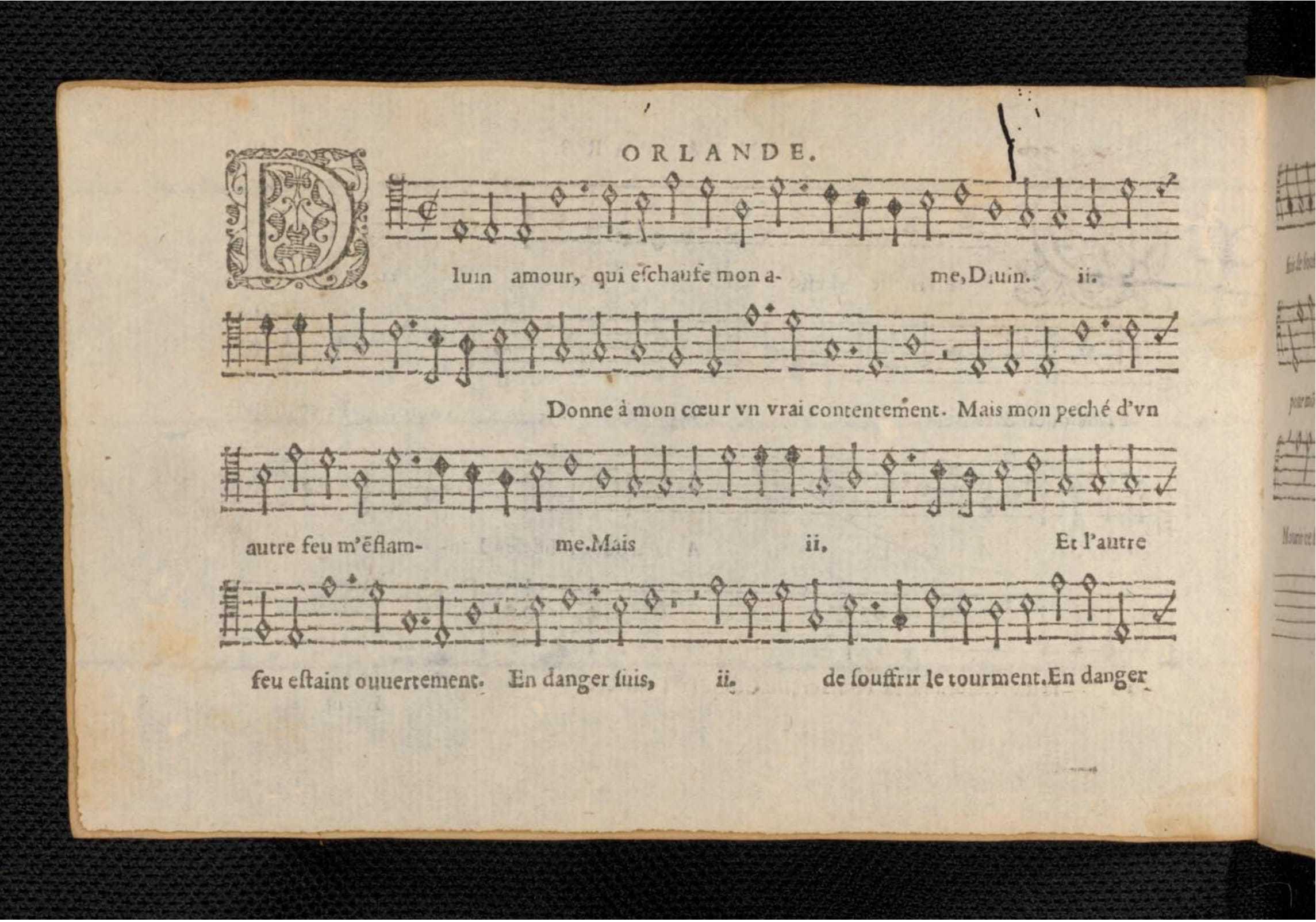 1576 - [Pierre de Saint-André] - Trésor de musique d’Orlande de Lassus Quinta et Sexta pars - KBR Bruxelles