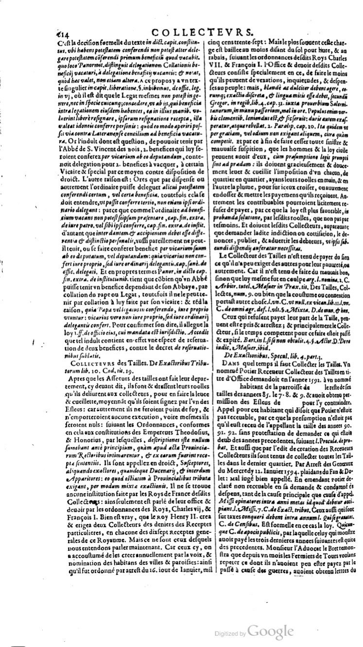 1629 - Veuve Nicolas Buon - Trésor du droit français (29620 T. 1) - BM Lyon