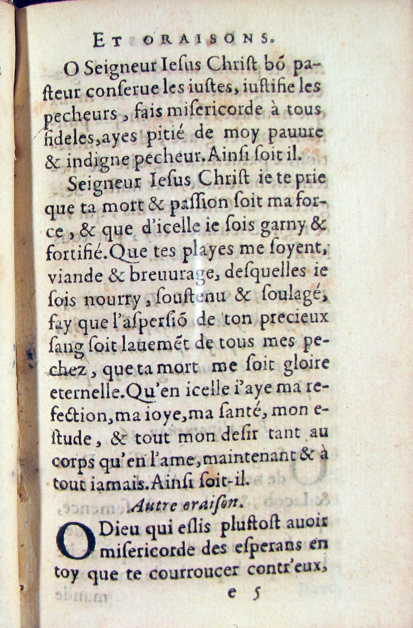 1572 - Antoine Certia - Trésor des prières, oraisons et instructions chrétiennes - Nîmes
