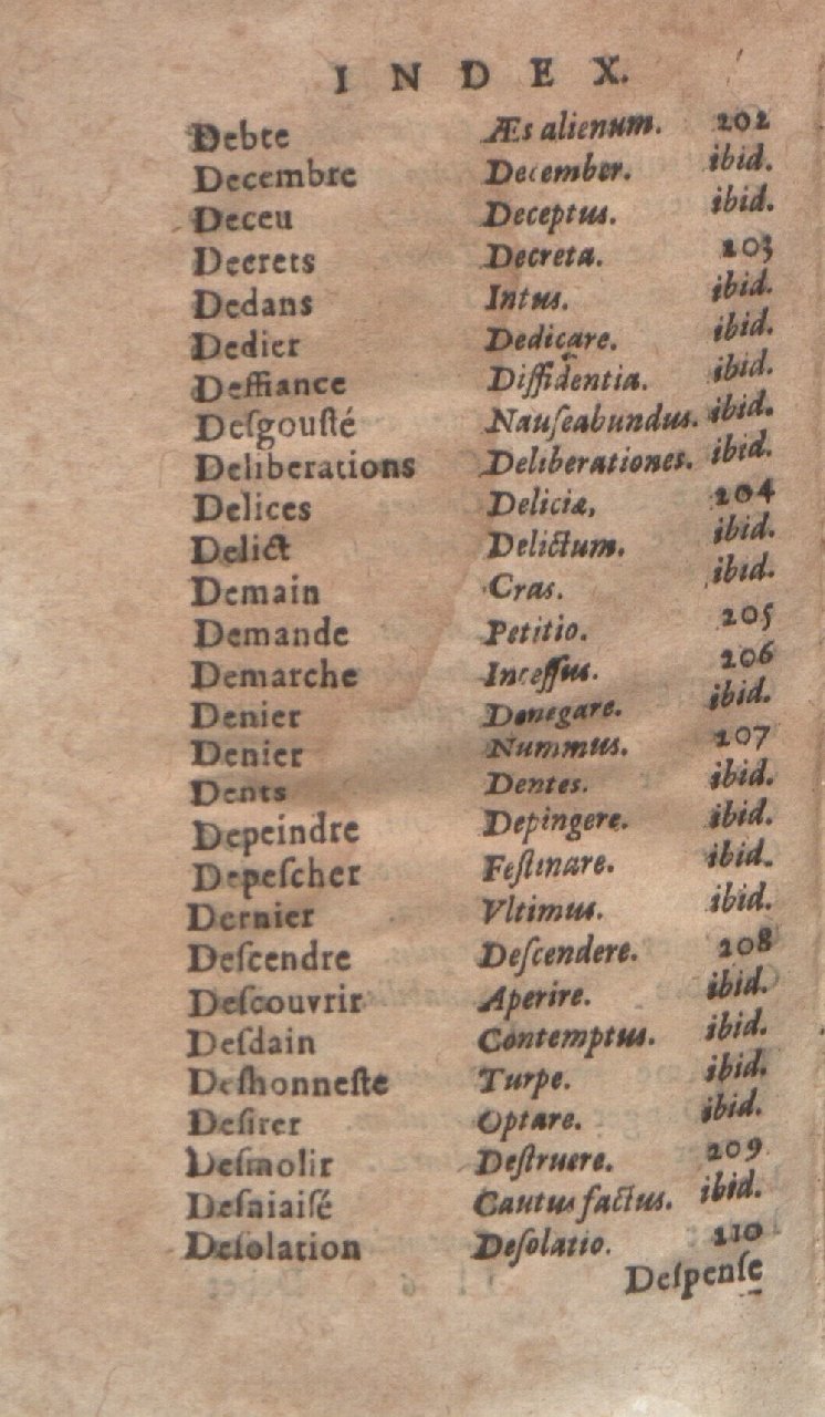 1612 - Dominicus Custos - Trésor des proverbes français - Bibliopol-Olomuc 1612 - Dominicus Custos - Trésor des proverbes français - Bibliopol-Olomuc