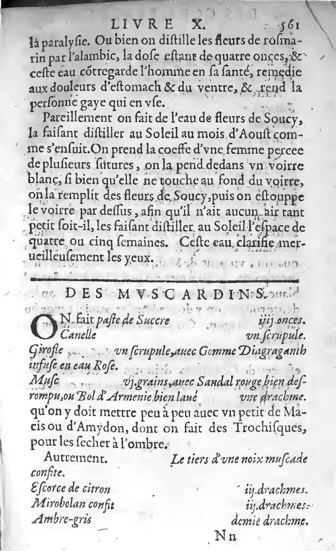 1607 - Étienne Servain et Jean Antoine Huguetan - Trésor de santé ou ménage de la vie humaine - BIU Santé