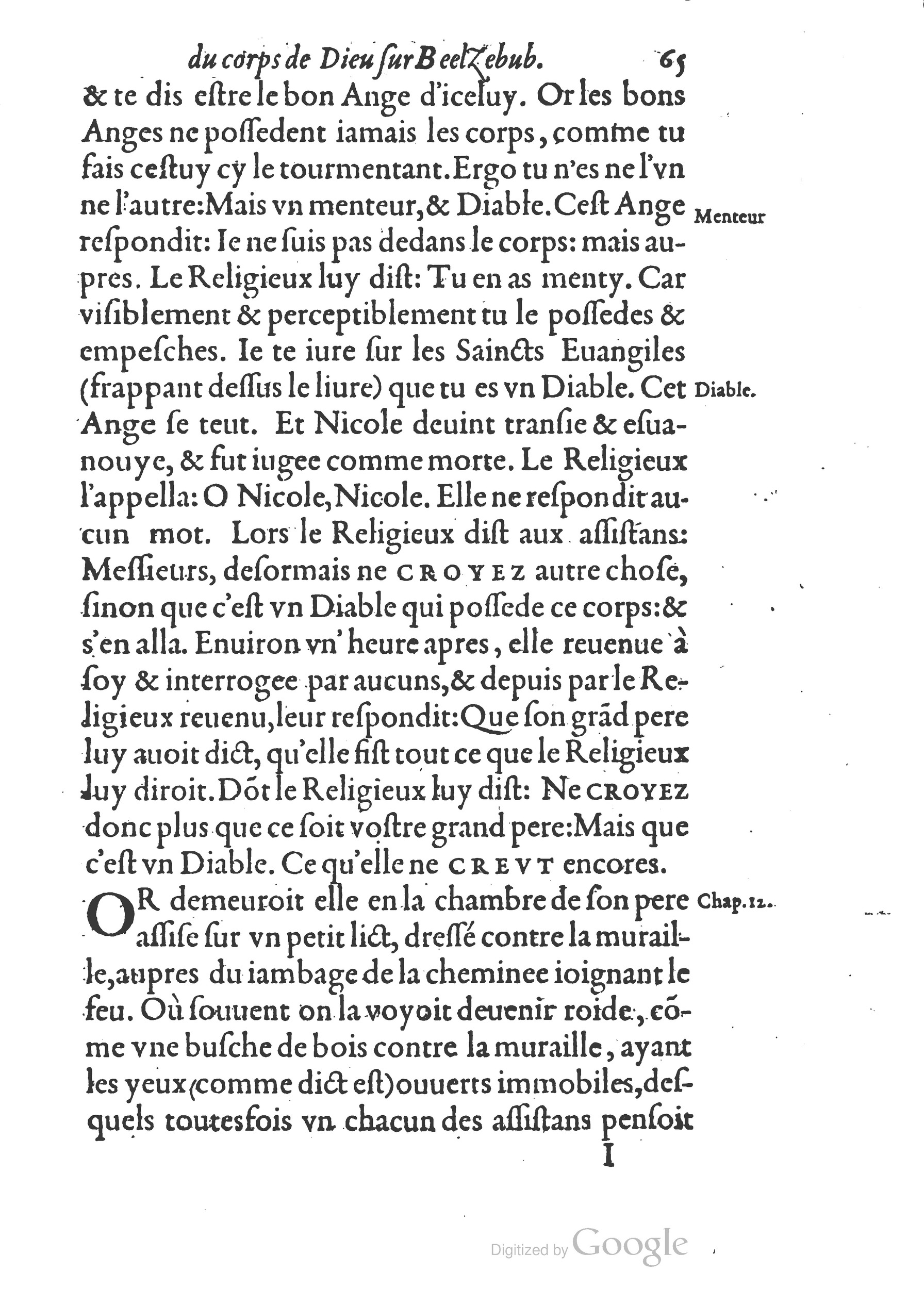 1578 - Nicolas Chesneau - Trésor et entière histoire de la triomphante victoire du corps de Dieu sur l’esprit malin - British Library 1578 - Nicolas Chesneau - Trésor et entière histoire de la triomphante victoire du corps de Dieu sur l’esprit malin - British Library