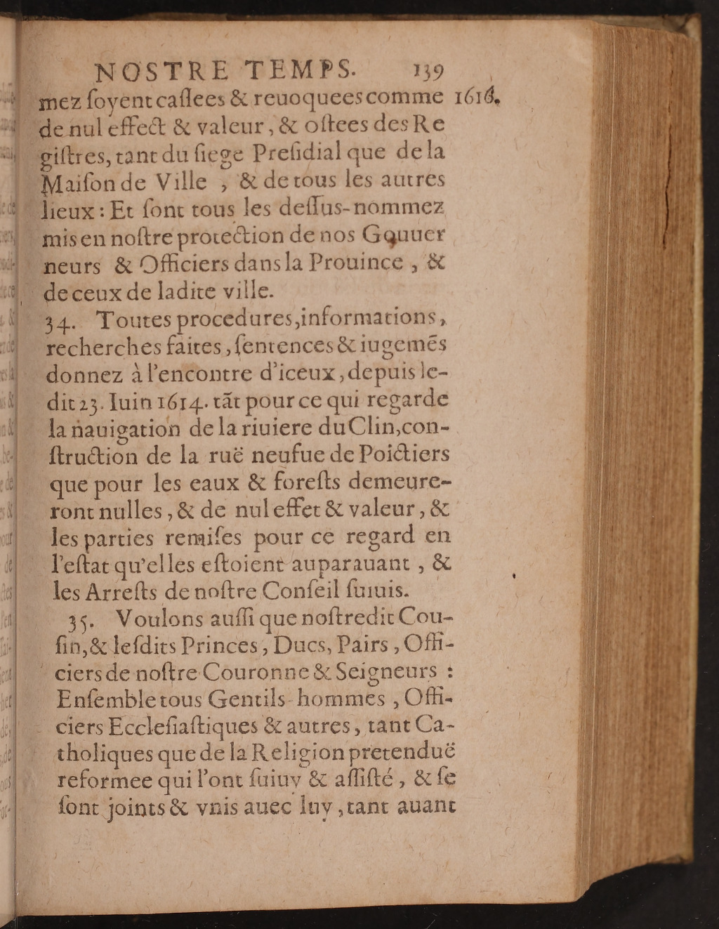 1626 - Joseph Bouillerot - Trésor de l’histoire générale de notre temps - BnF Arsenal