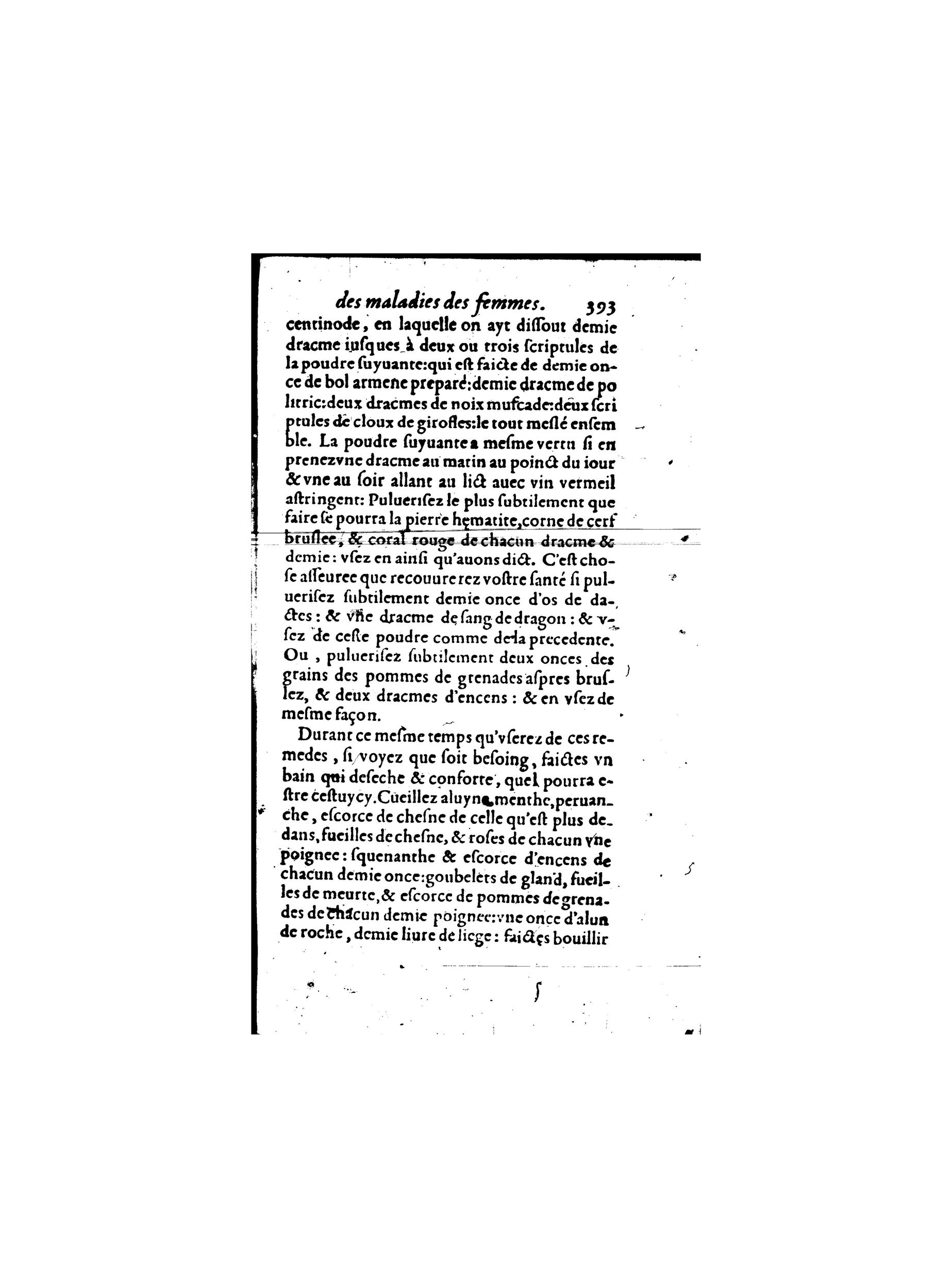 1587 - Jacques du Puis - Trésor des remèdes secrets pour les maladies des femmes - BnF
