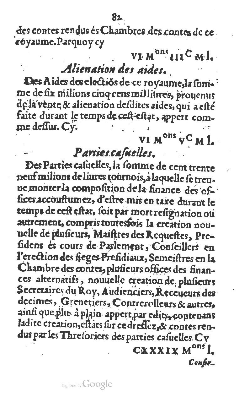 1581 - s.n. - Secret des trésors de France (Livre I) - BSB Munich