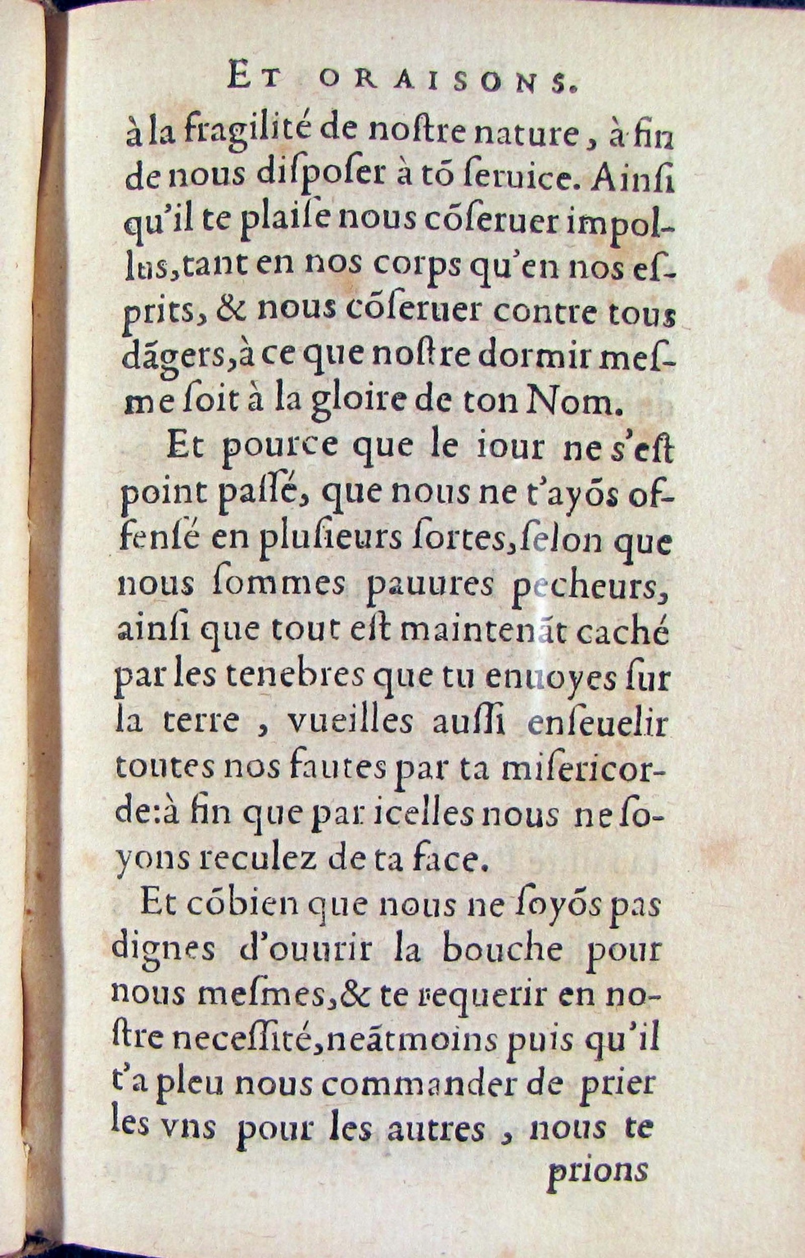 1572 - Antoine Certia - Trésor des prières, oraisons et instructions chrétiennes - Nîmes
