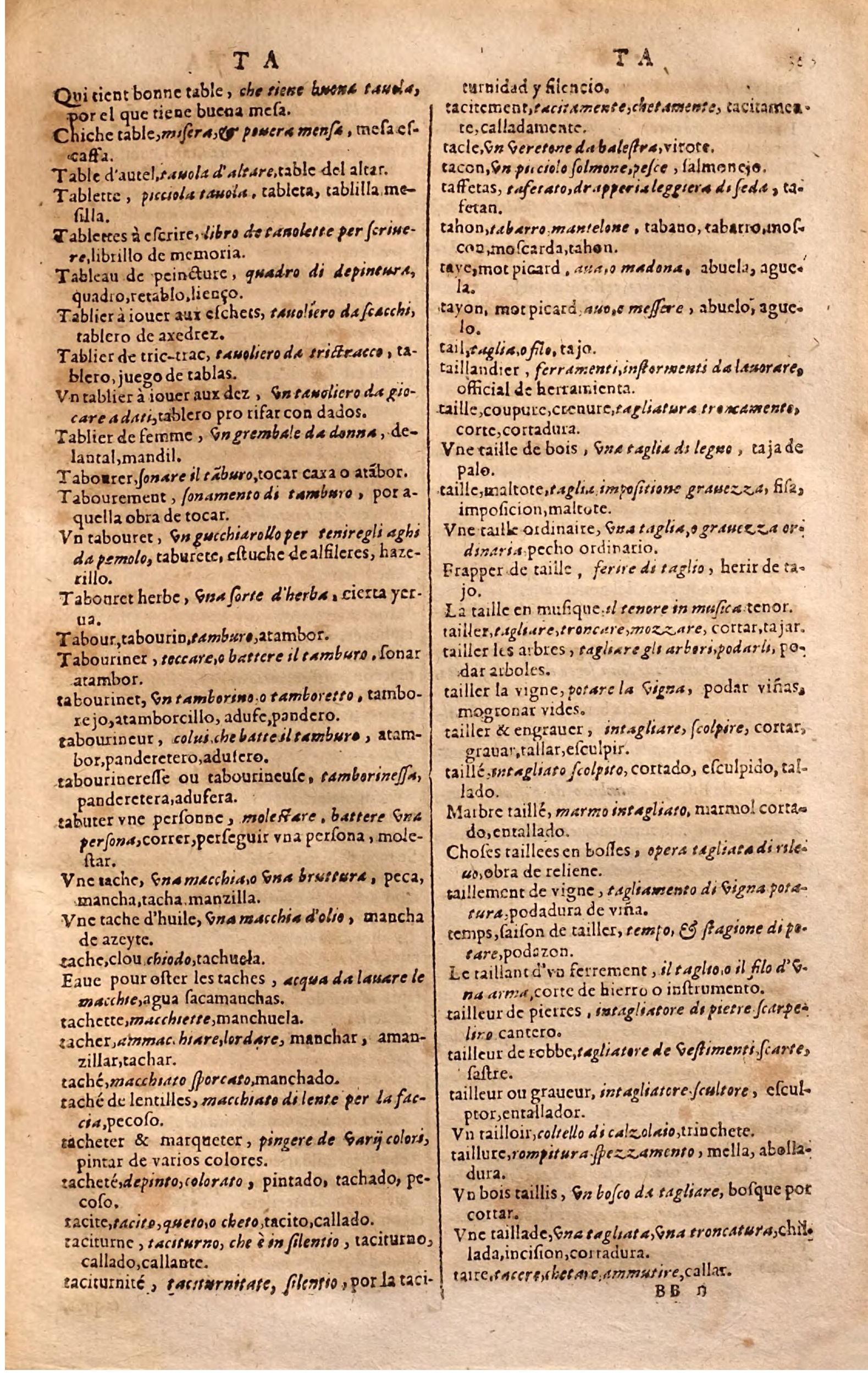 1627 - Jacques Crespin - Trésor des trois langues (Seconde partie) - Regensburg