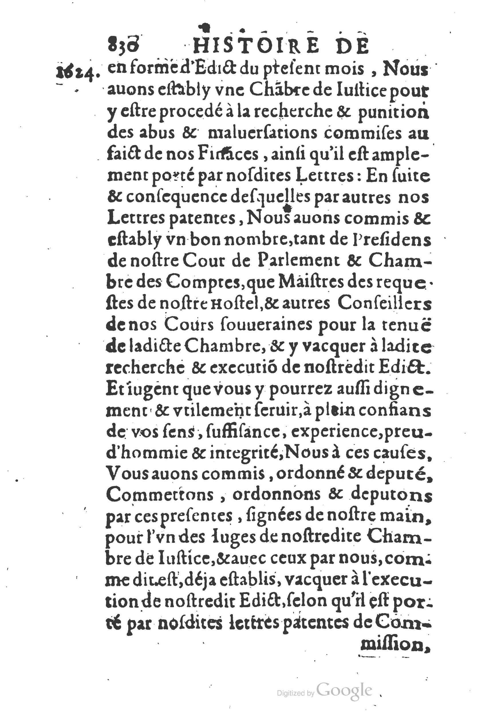 1626 - Joseph Bouillerot - Trésor de l’histoire générale de notre temps - BSB Munich