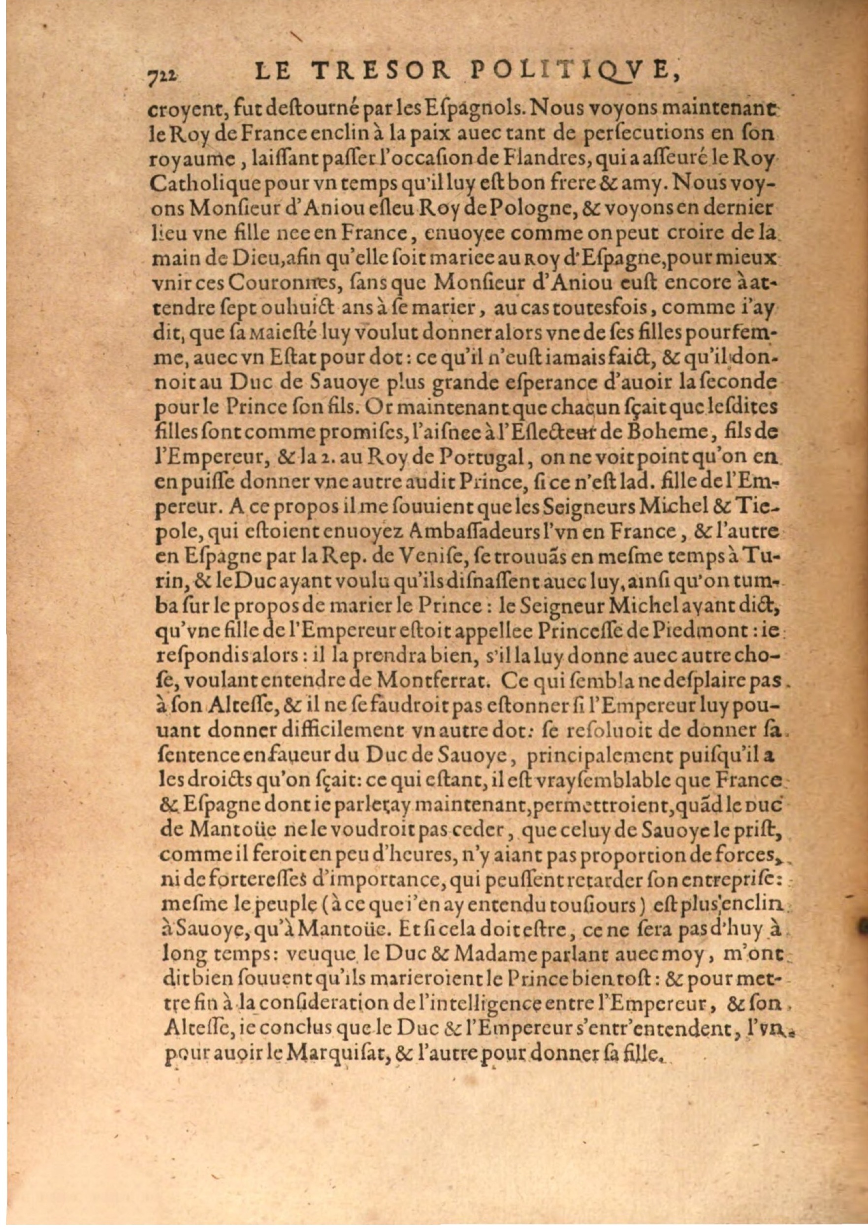 1608 - Nicolas Du Fossé - Trésor politique - BSB Munich