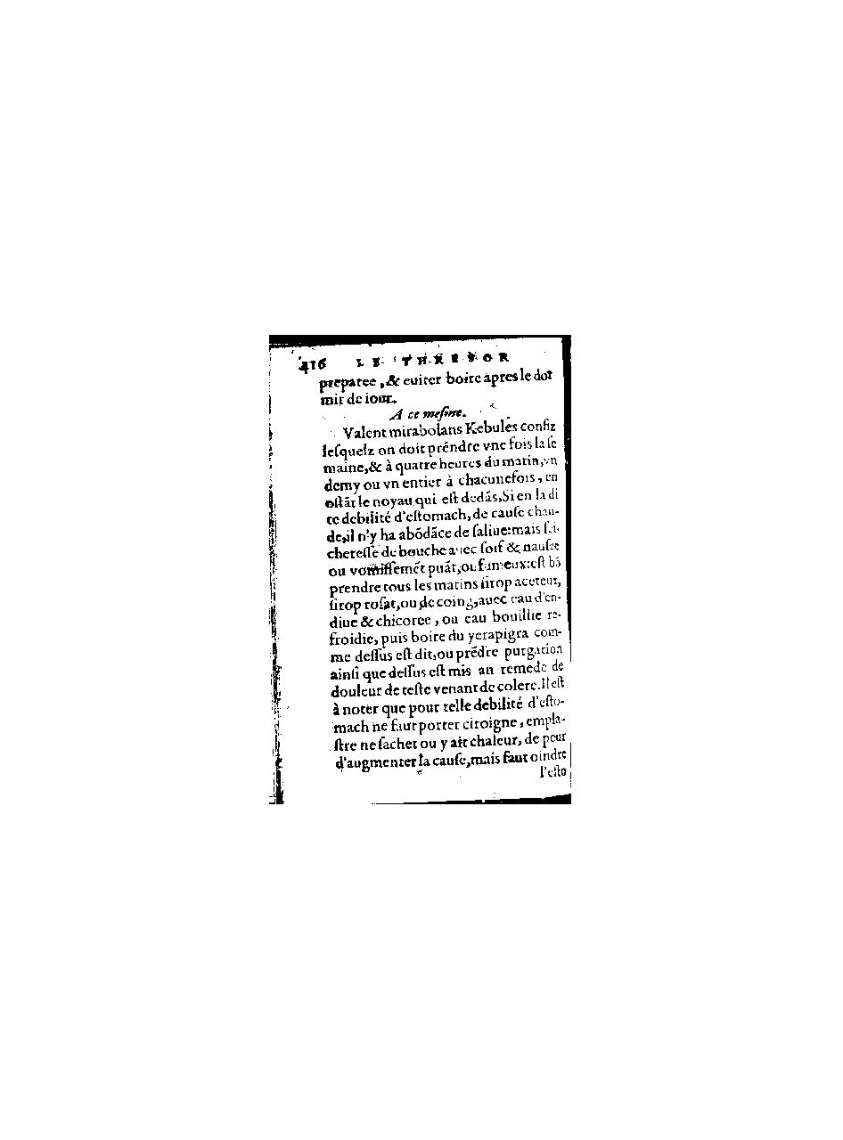 1578 - Benoît Rigaud - Trésor de médecine tant théorique que pratique - BnF