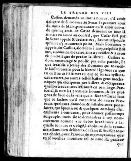 1574 - Benoît Rigaud - Trésor des vies de Plutarque - Avignon