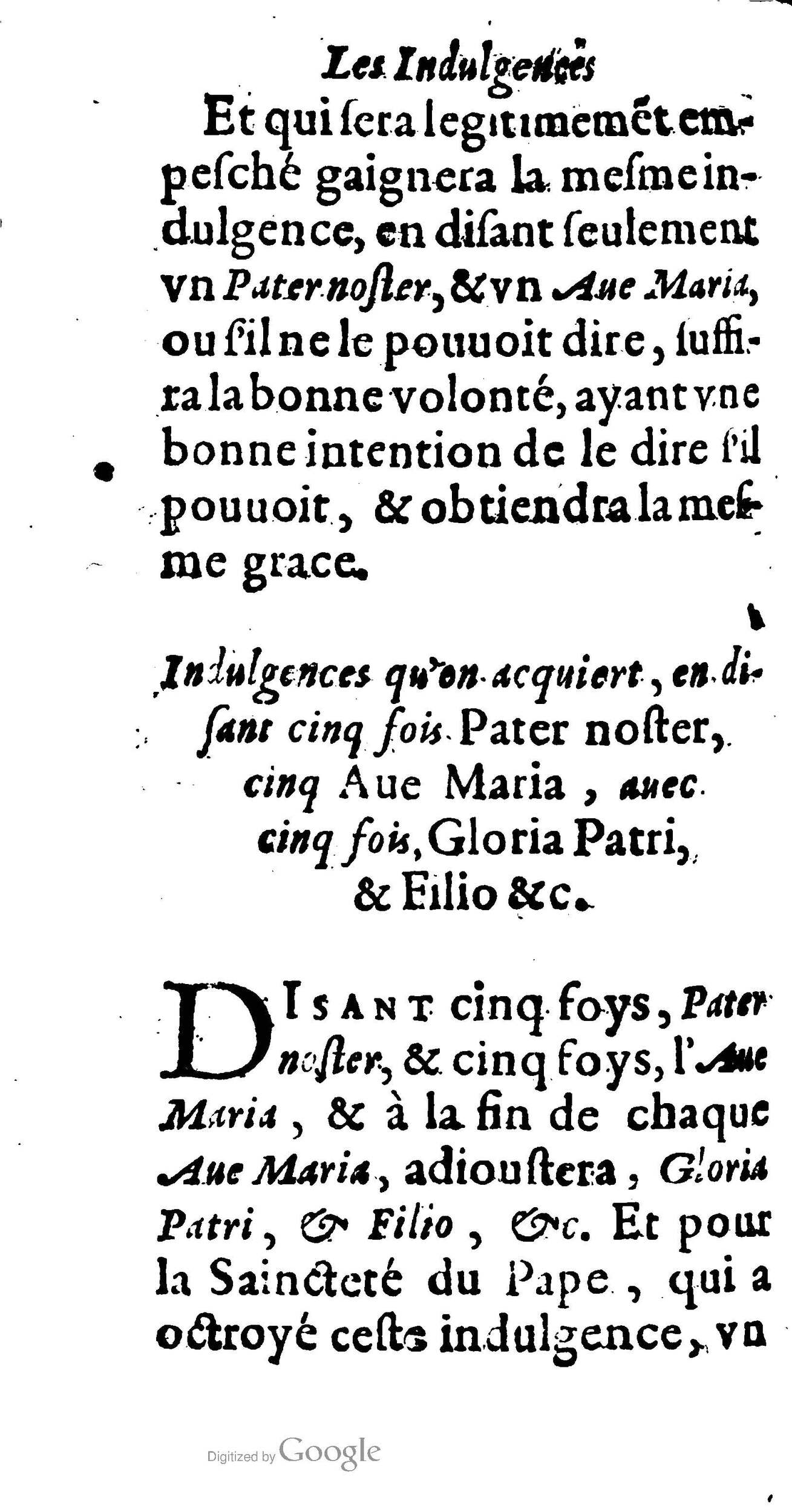 1604 - Jean Le Bouc - Trésor des indulgences du Saint Rosaire - BM Lyon