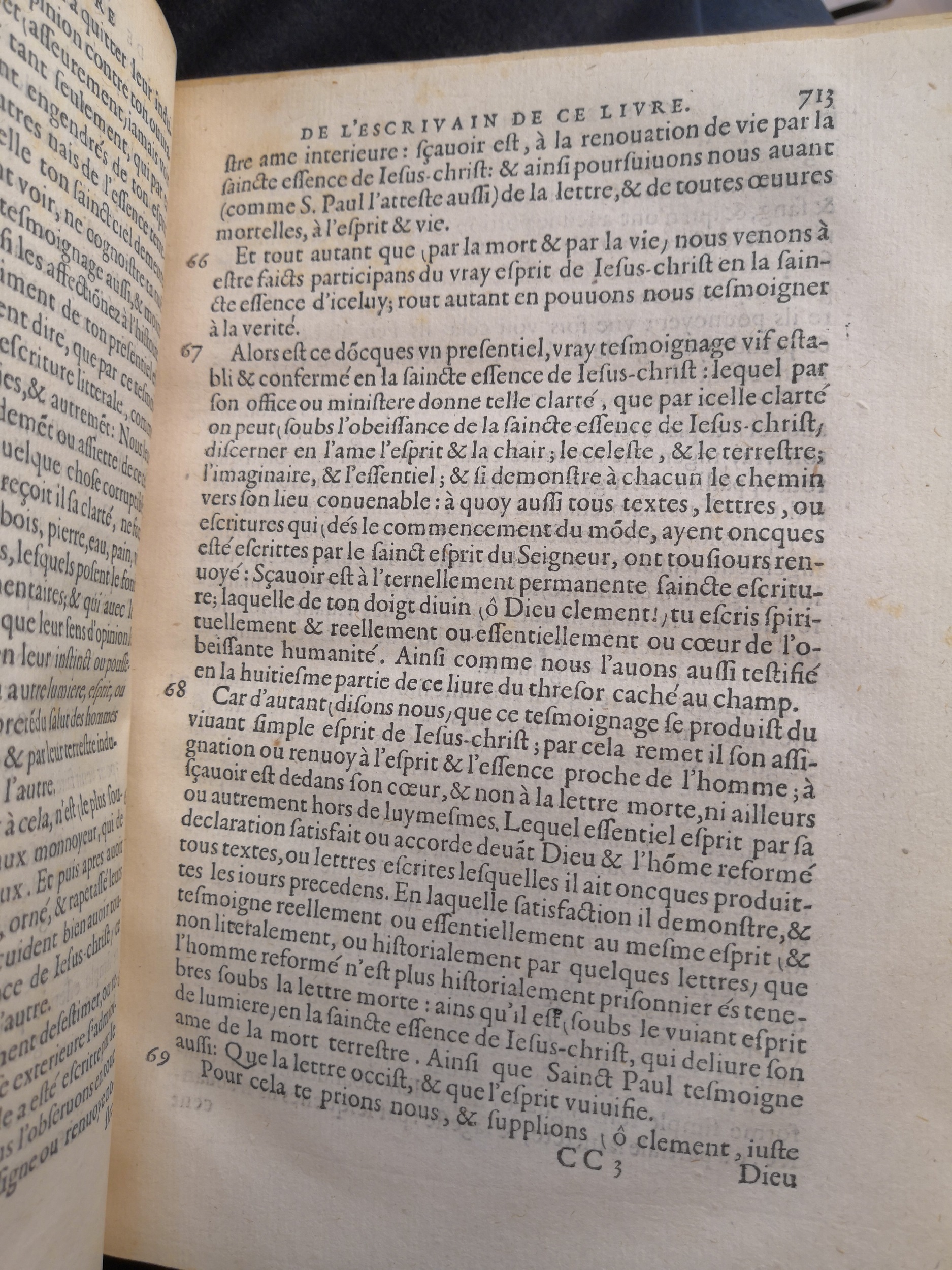 1581c. - Christophe Plantin - Le Livre des témoignages du Trésor caché au champ (Livres 2, 4, 6 et 7) - Anvers Musée Plantin Moretus