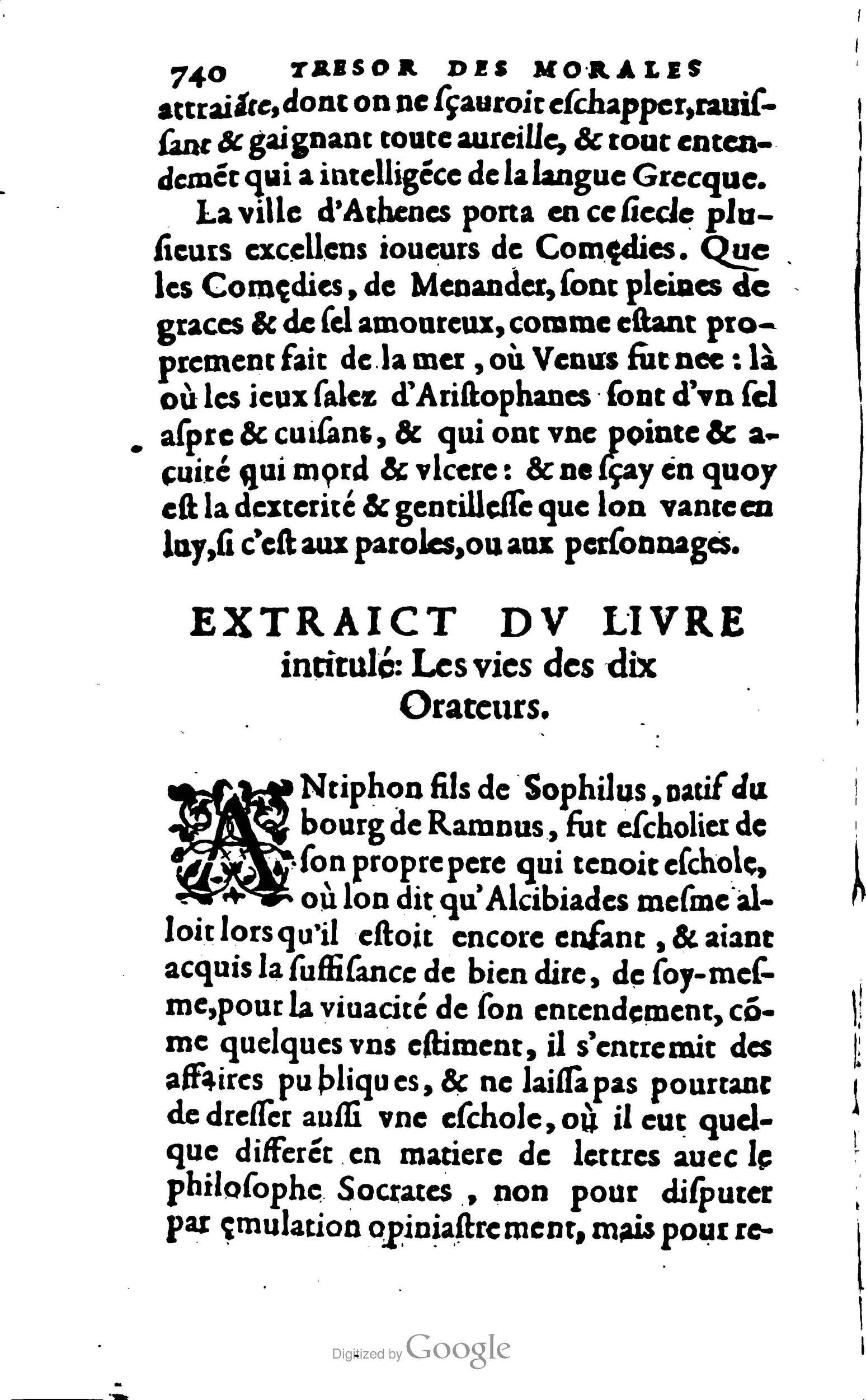 1578 - Jean Poupy - Trésor des morales de Plutarque - BSB Munich