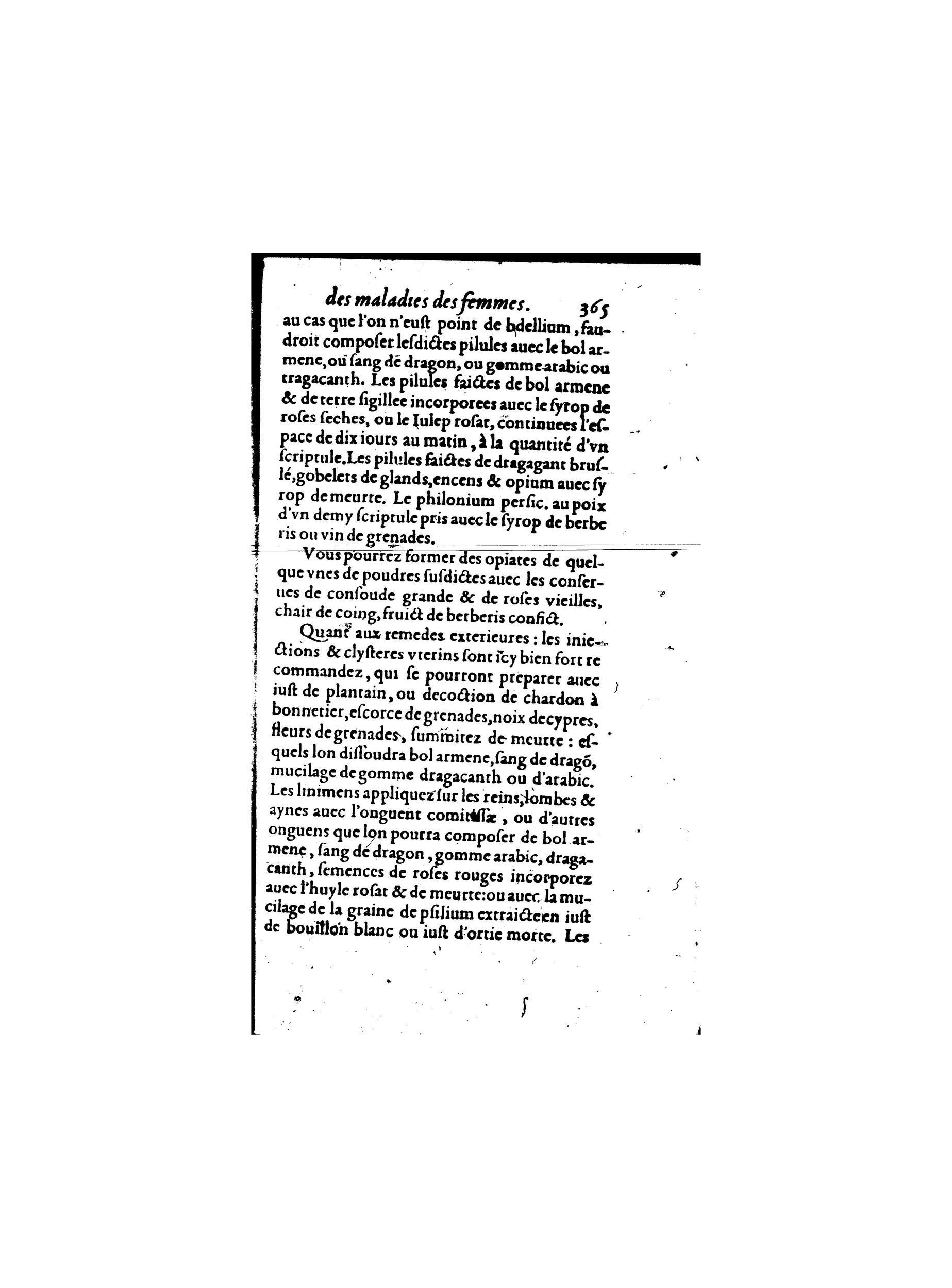 1587 - Jacques du Puis - Trésor des remèdes secrets pour les maladies des femmes - BnF 1587 - Jacques du Puis - Trésor des remèdes secrets pour les maladies des femmes - BnF