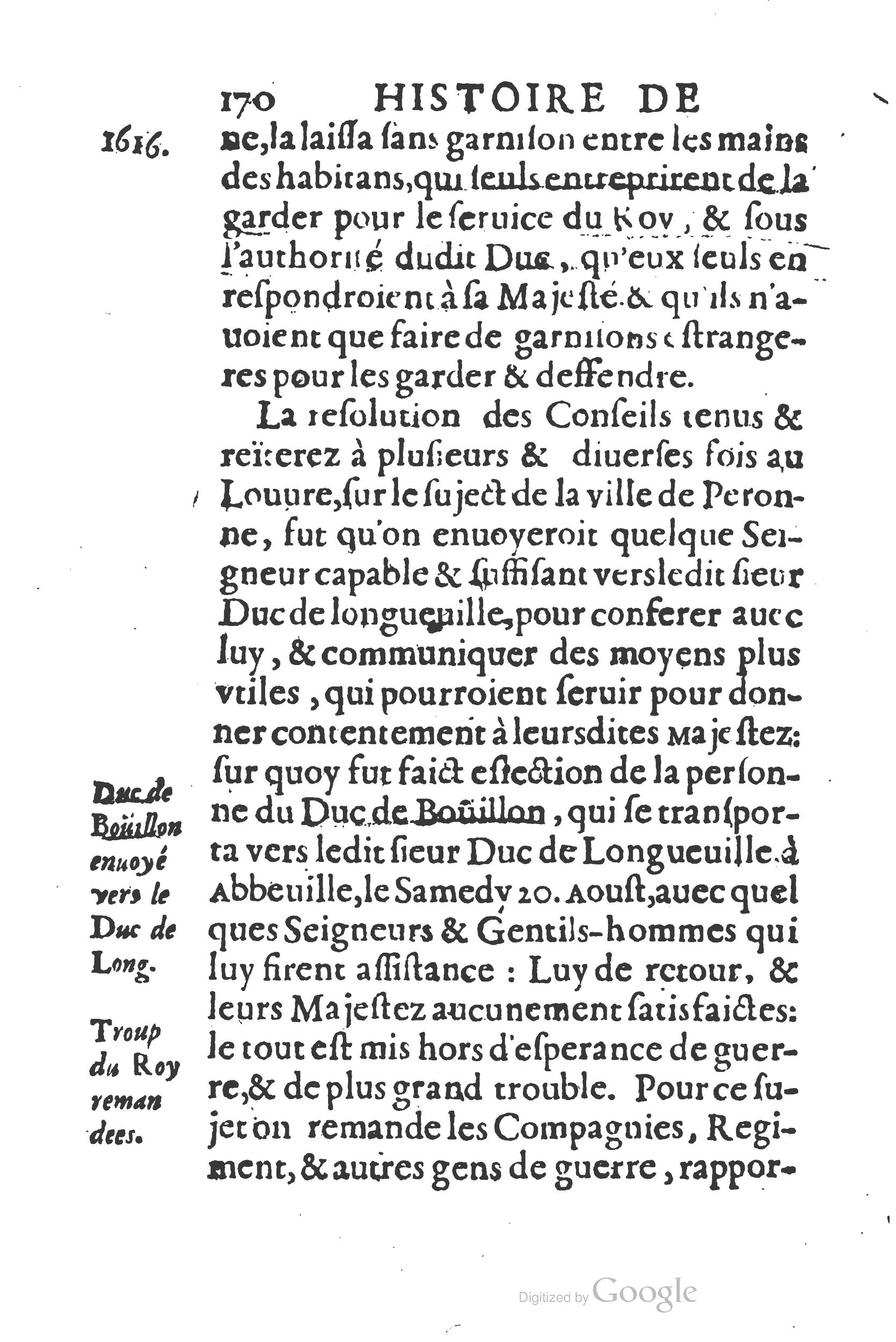 1626 - Joseph Bouillerot - Trésor de l’histoire générale de notre temps - BSB Munich
