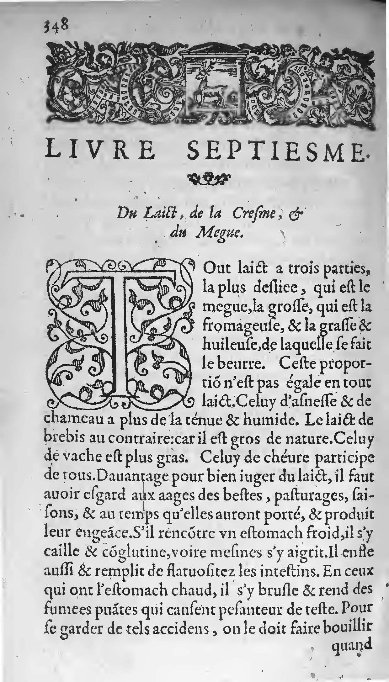 1607 - Étienne Servain et Jean Antoine Huguetan - Trésor de santé ou ménage de la vie humaine - BIU Santé