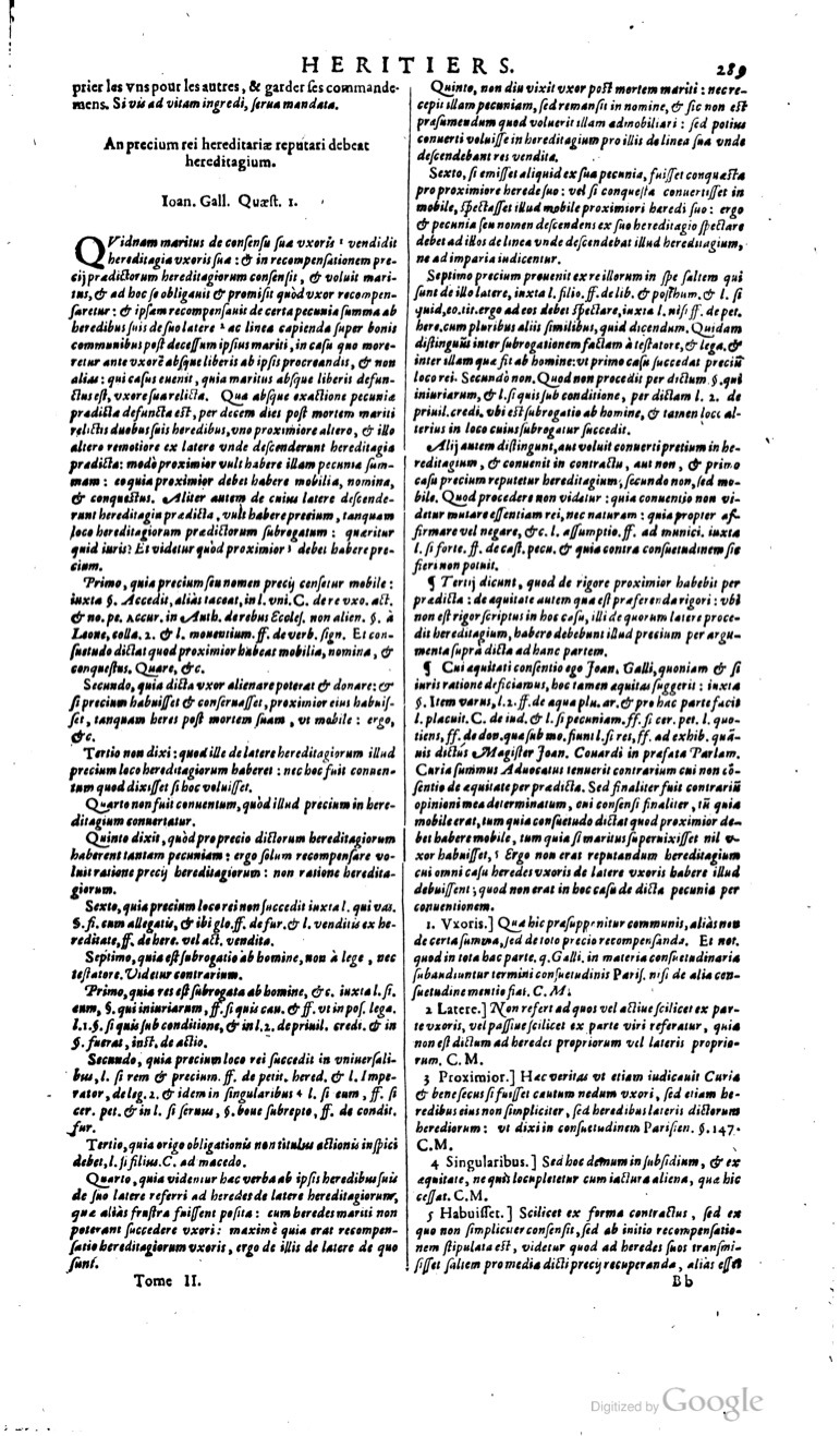 1629 - Veuve Nicolas Buon - Trésor du droit français (29620 T. 2) - BM Lyon