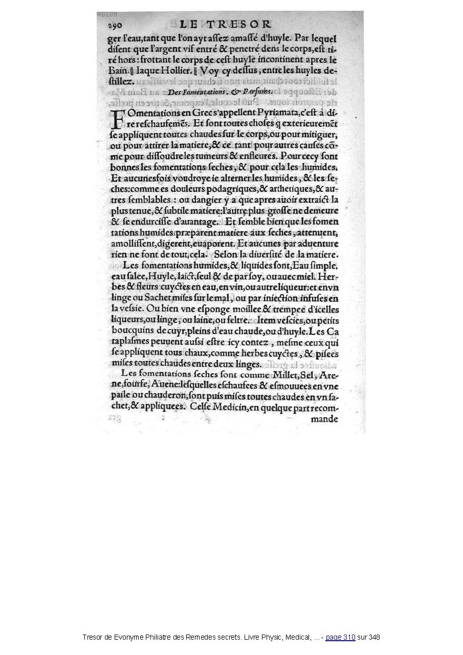 1555 - Balthazar Arnoullet - Trésor d’Évonyme Philiatre - Université Paris Cité