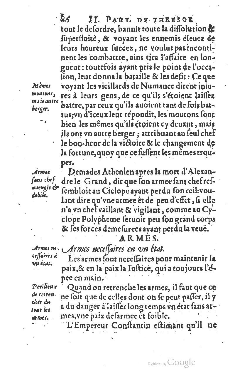1610 - Louis Coste - Trésor de l’éloquence française (Seconde partie) - BM Lyon