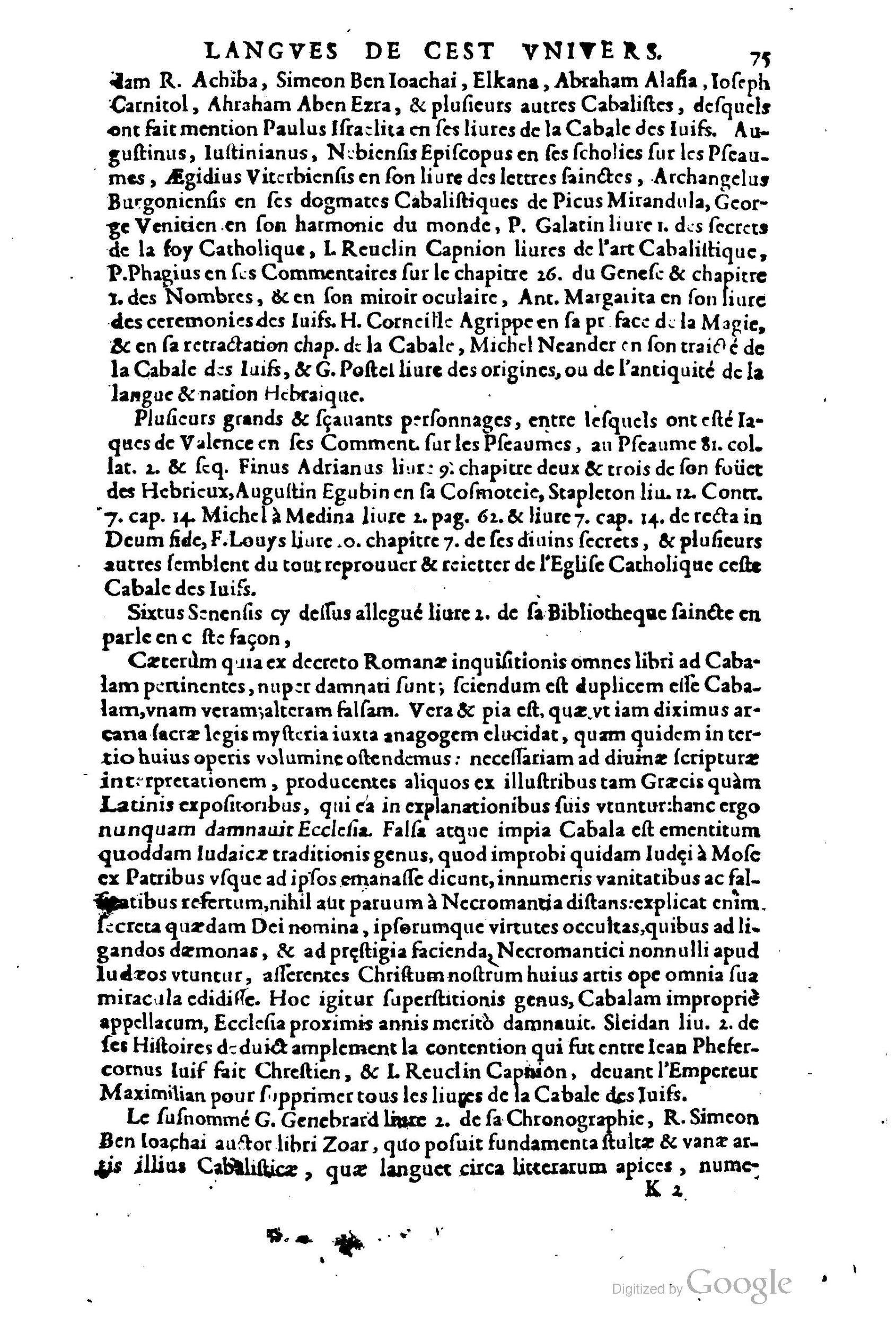 1619 - SHC - Trésor de l’histoire des langues de cet univers - BCU Lausanne 1619 - SHC - Trésor de l’histoire des langues de cet univers - BCU Lausanne
