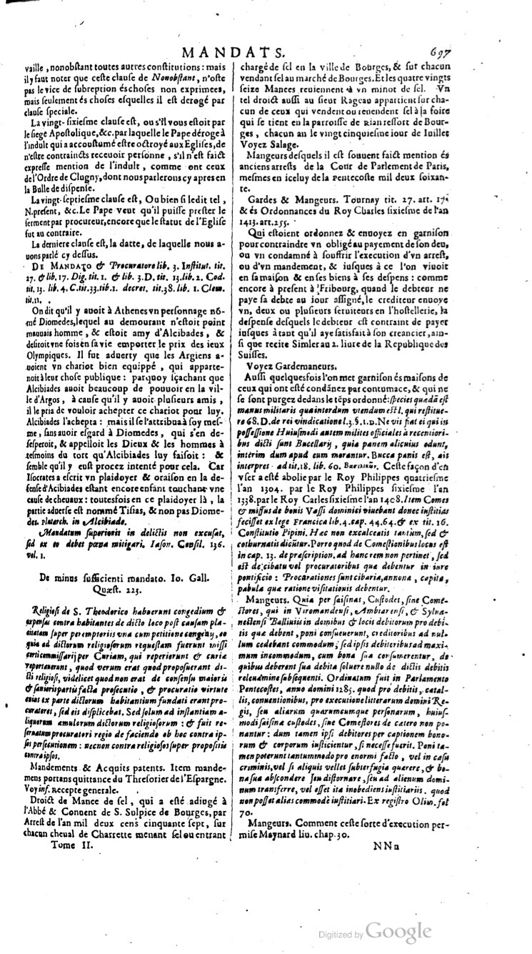 1629 - Veuve Nicolas Buon - Trésor du droit français (29620 T. 2) - BM Lyon