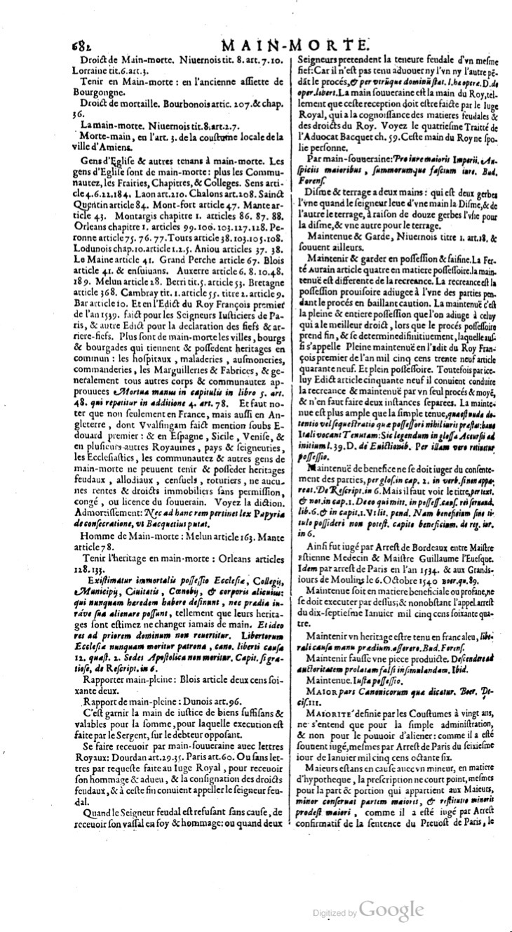 1629 - Veuve Nicolas Buon - Trésor du droit français (29620 T. 2) - BM Lyon