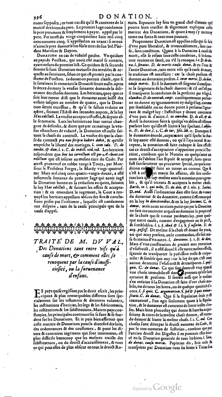 1629 - Veuve Nicolas Buon - Trésor du droit français (29620 T. 1) - BM Lyon