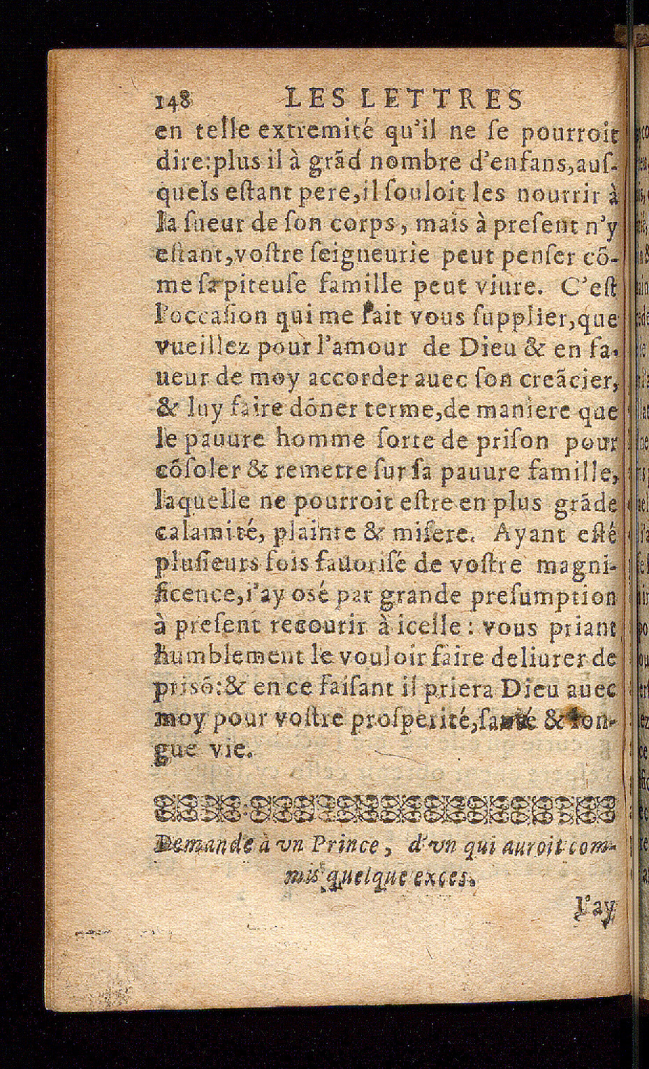 1614 - Barthélemy Vincent - Élite et Trésor des lettres missives - Bâle