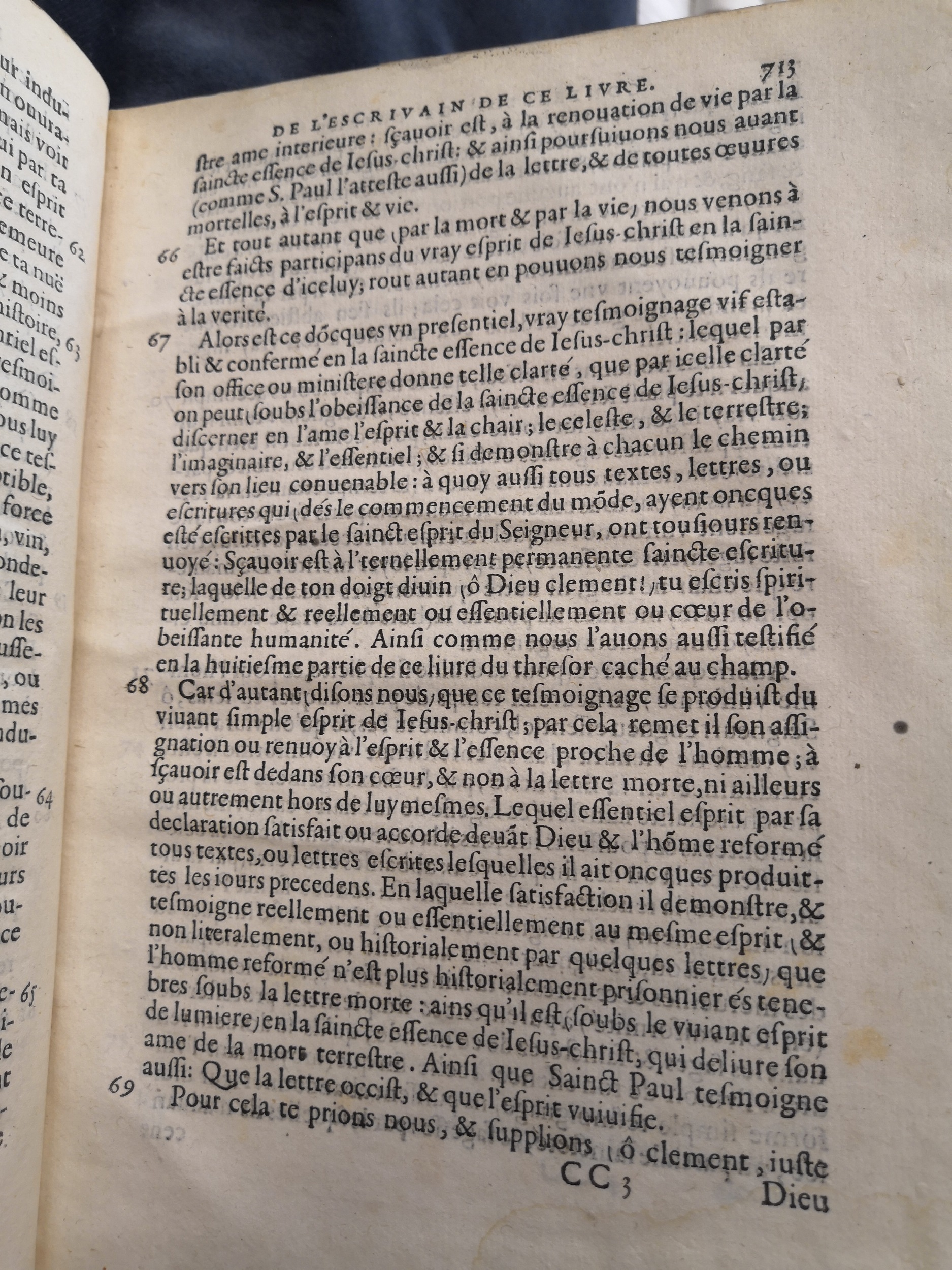 1581c. - Christophe Plantin - Le Livre des témoignages du Trésor caché au champ (Livres 2, 4, 6 et 7) - Anvers Musée Plantin Moretus