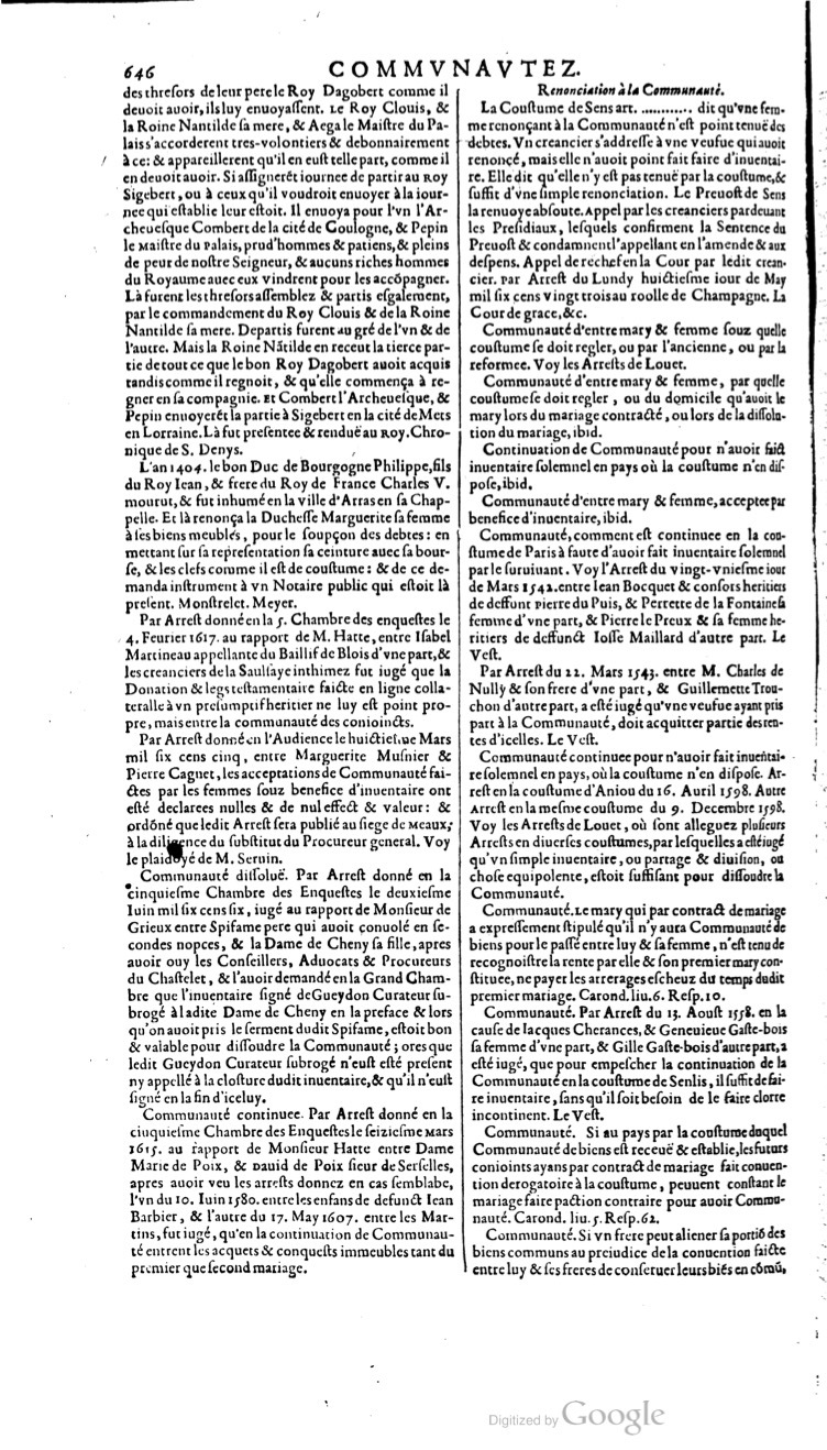1629 - Veuve Nicolas Buon - Trésor du droit français (21754 T. 1) - BM Lyon 1629 - Veuve Nicolas Buon - Trésor du droit français (21754 T. 1) - BM Lyon