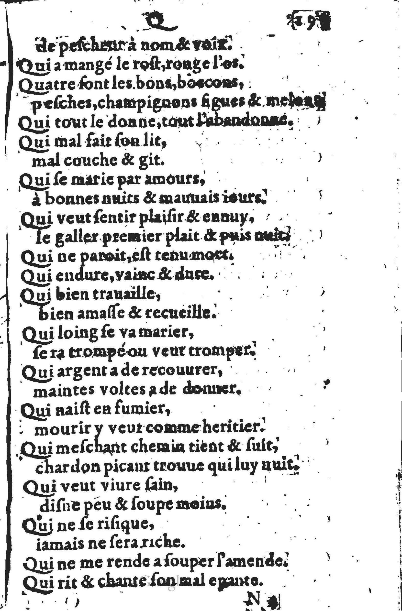 1578 - Nicolas Lescuyer - Trésor des sentences dorées - UGent