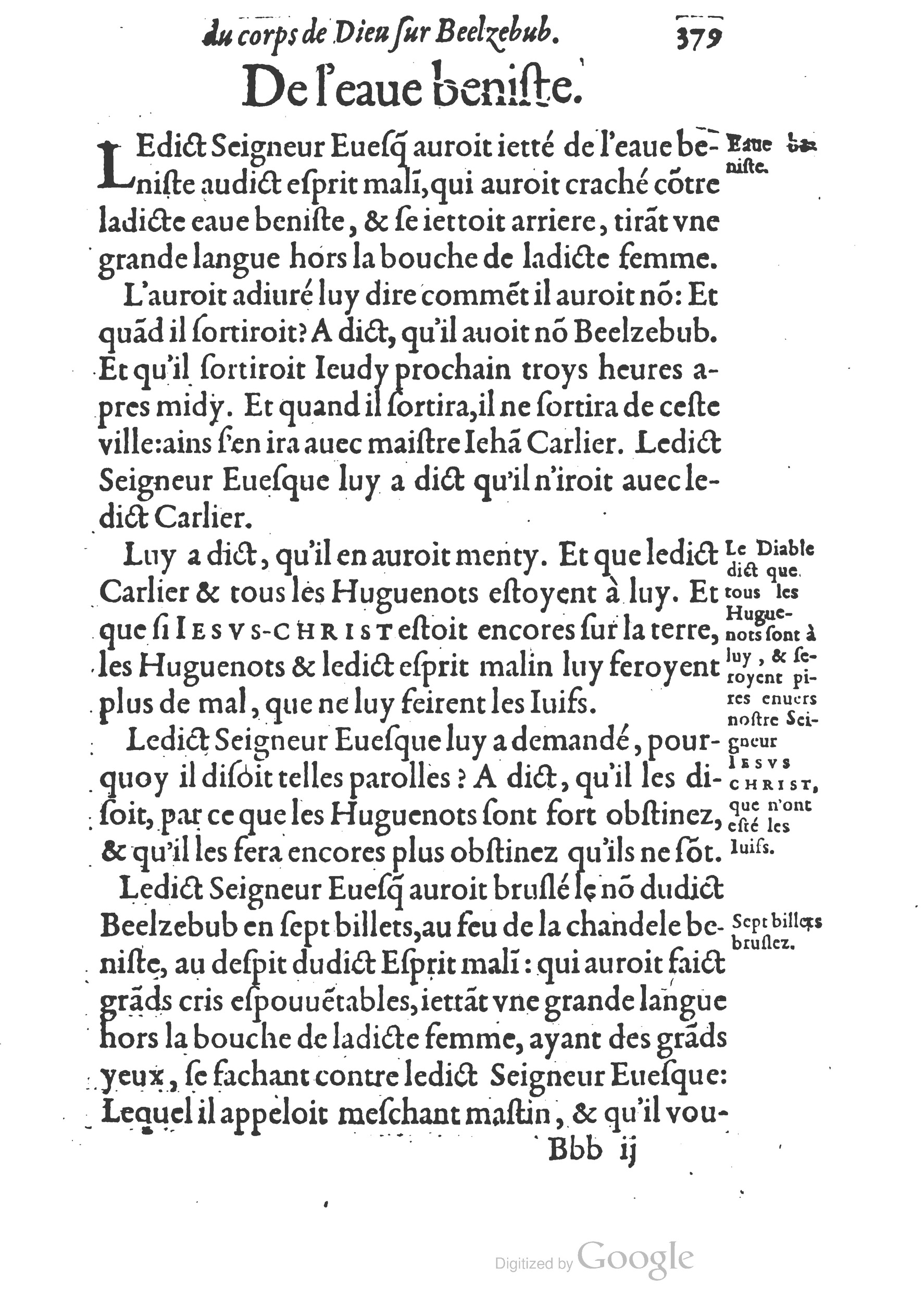 1578 - Nicolas Chesneau - Trésor et entière histoire de la triomphante victoire du corps de Dieu sur l’esprit malin - British Library 1578 - Nicolas Chesneau - Trésor et entière histoire de la triomphante victoire du corps de Dieu sur l’esprit malin - British Library