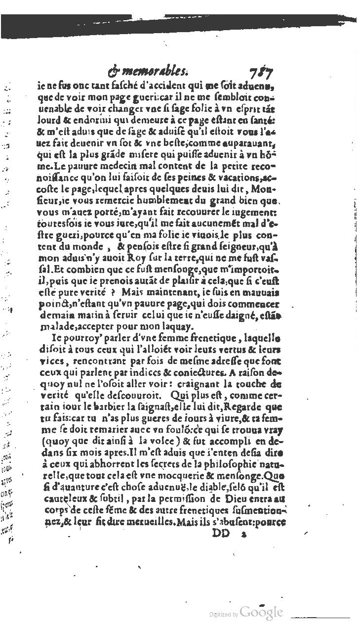 1610 - Paul Marceau - Trésor d’histoires admirables et mémorables - BSB Munich