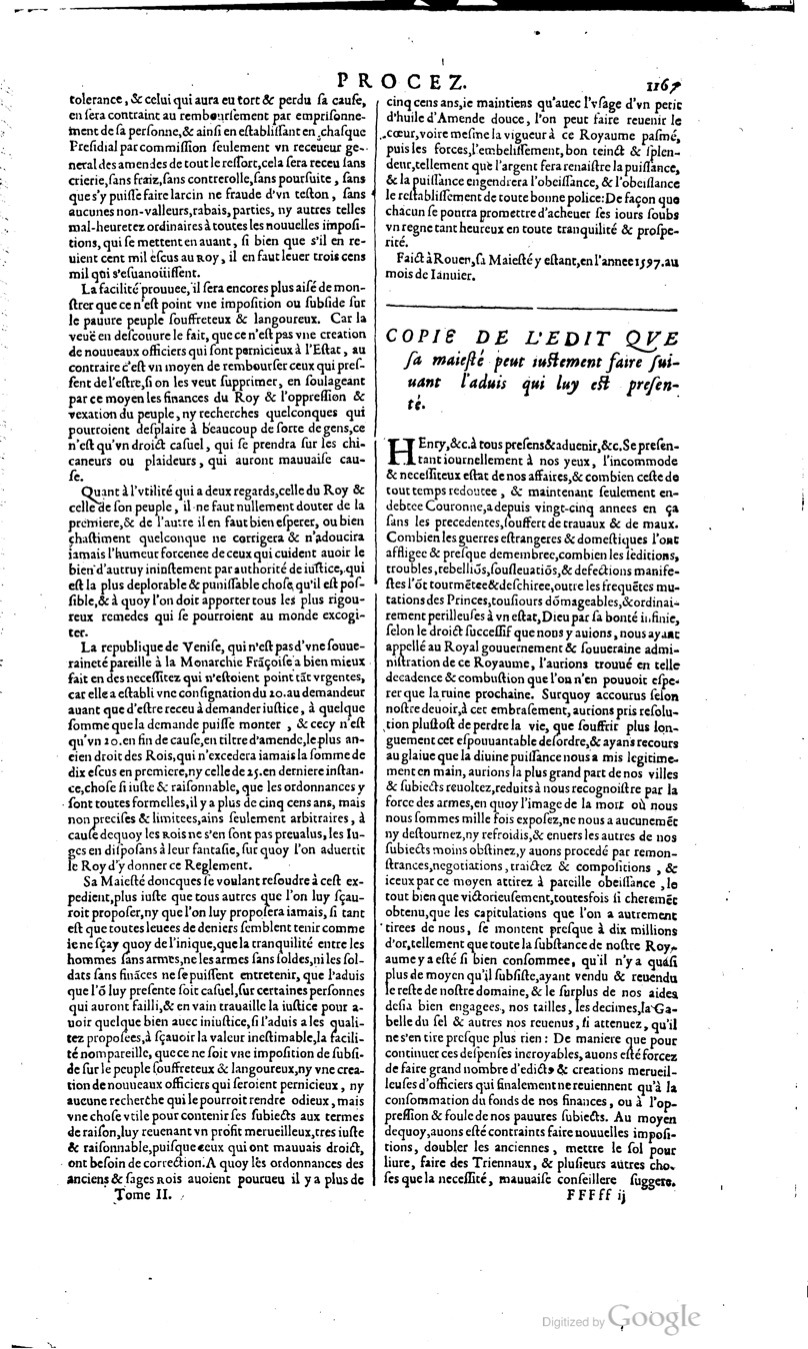 1629 - Veuve Nicolas Buon - Trésor du droit français (29620 T. 2) - BM Lyon