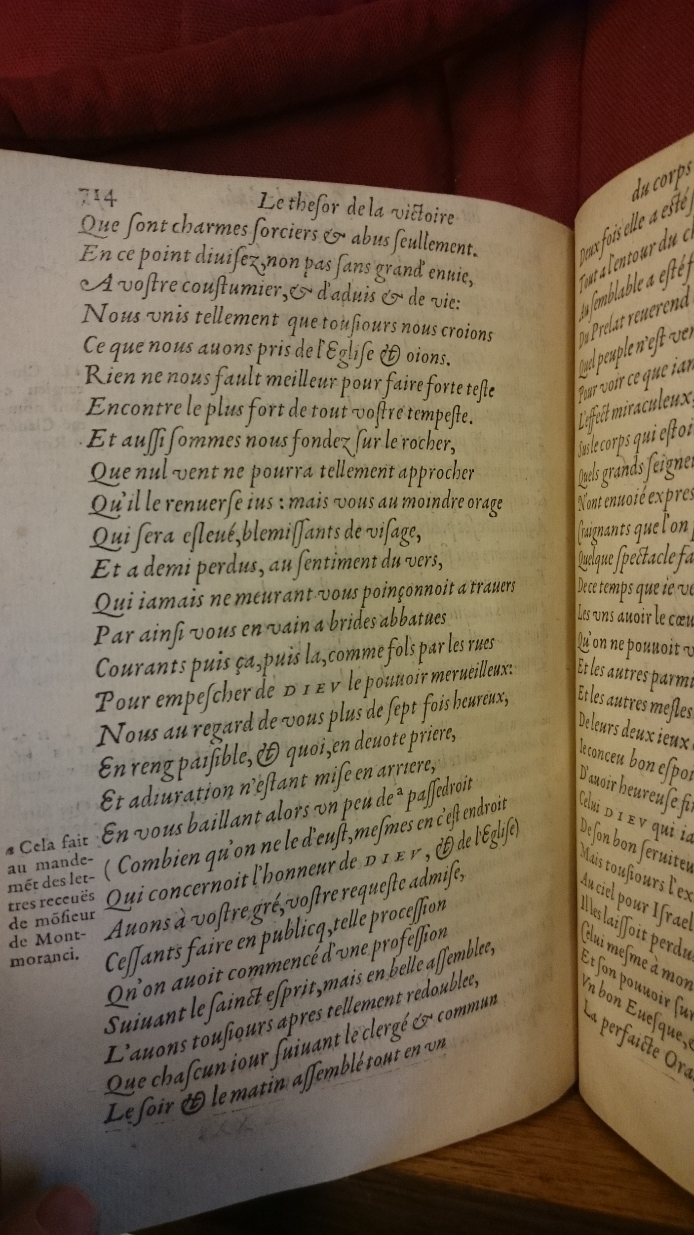 1578 - Nicolas Chesneau - Trésor et entière histoire de la triomphante victoire du corps de Dieu sur l’esprit malin - BM Lyon