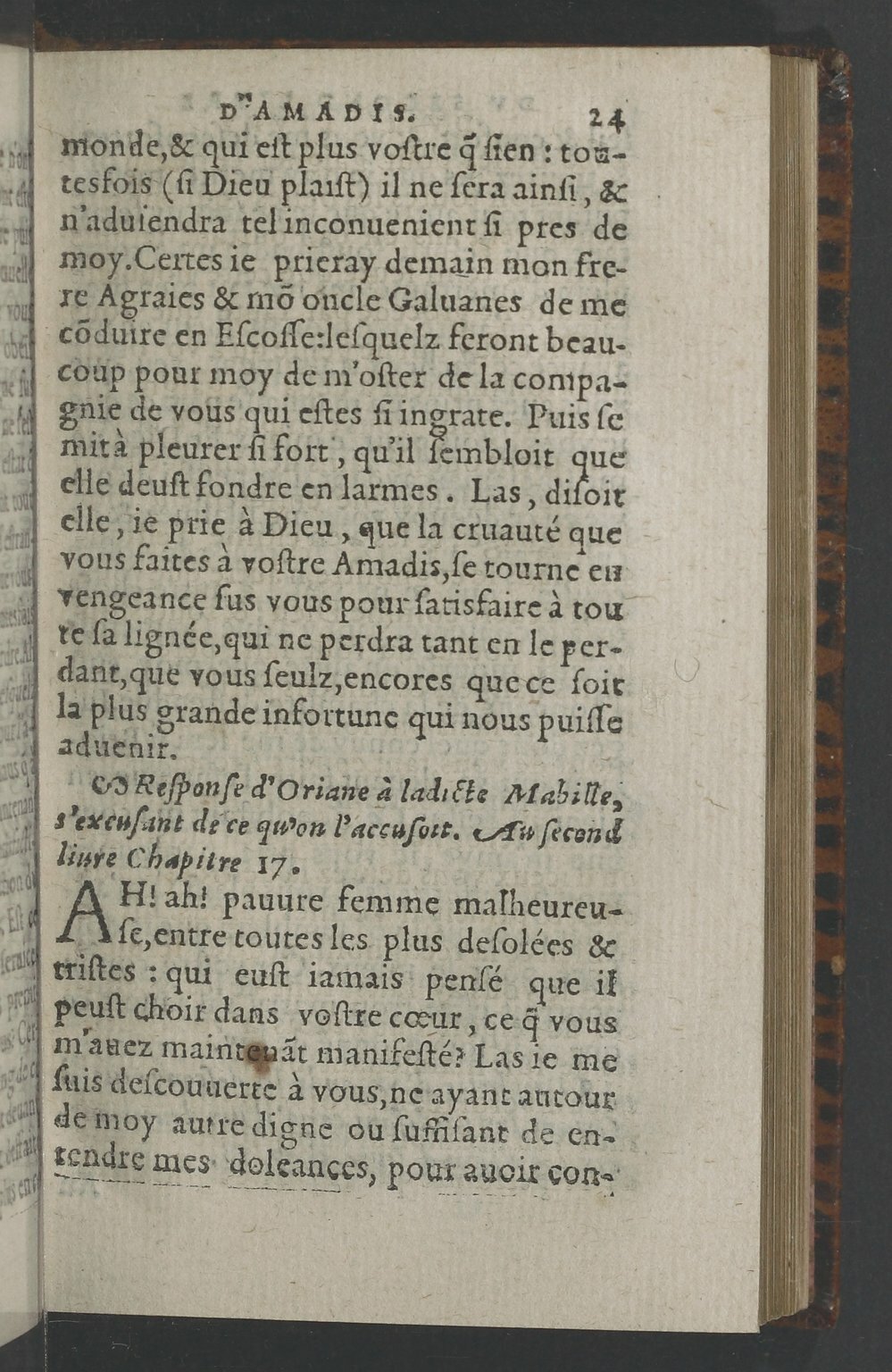 1564 - Vincent Norment et Jeanne Bruneau - Trésor des Amadis - BnF