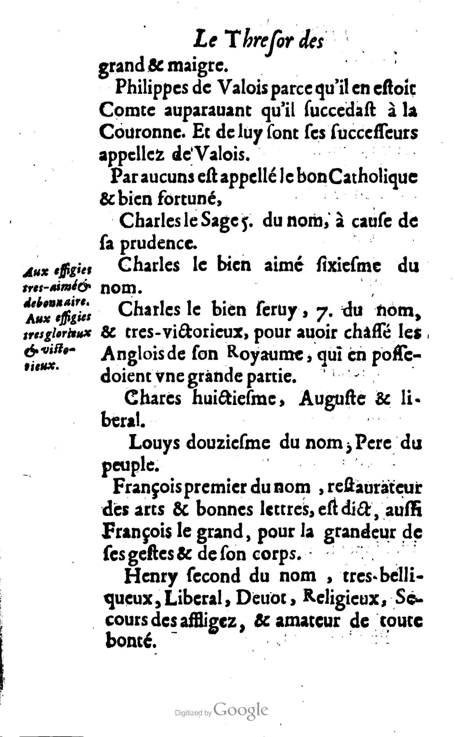 1638 - Jean Corrozet - Trésor des histoires de France - BM Lyon 1638 - Jean Corrozet - Trésor des histoires de France - BM Lyon