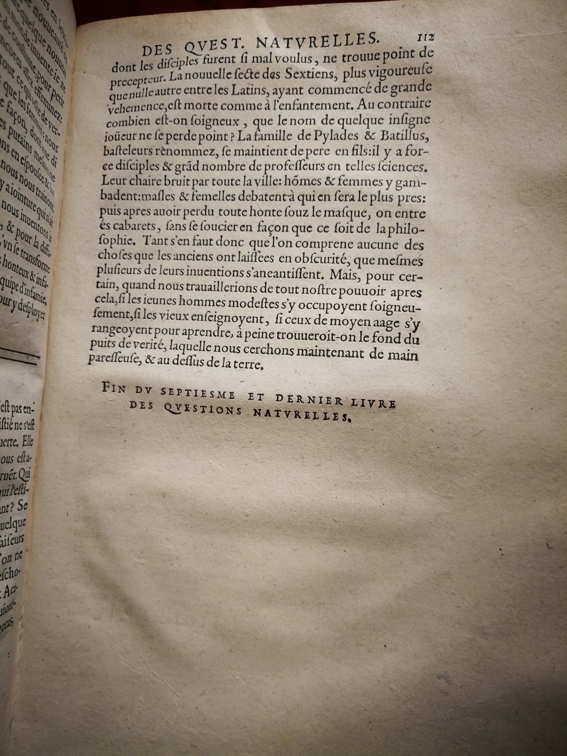 1595 - Jean Houzé - Œuvres morales et mêlées de Sénèque, Trésor de philosophie morale - T. 3 - BnF
