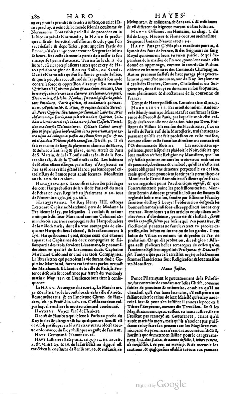 1629 - Veuve Nicolas Buon - Trésor du droit français (21754 T. 2) - BM Lyon 1629 - Veuve Nicolas Buon - Trésor du droit français (21754 T. 2) - BM Lyon