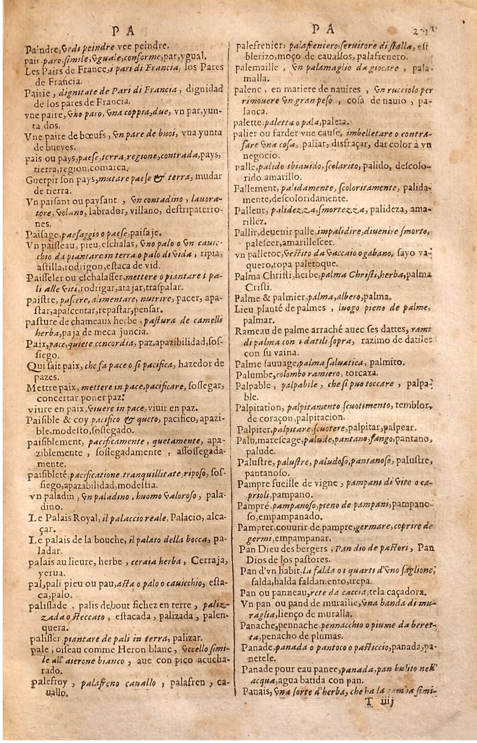 1627 - Jacques Crespin - Trésor des trois langues (Seconde partie) - Regensburg
