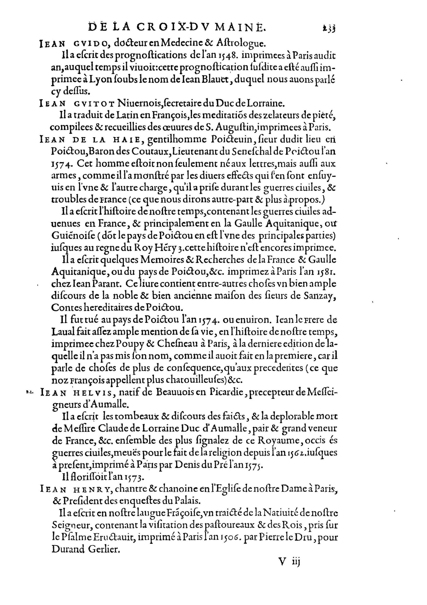 1584 - Abel L&#039;Angelier - Bibliothèques françaises - BnF
