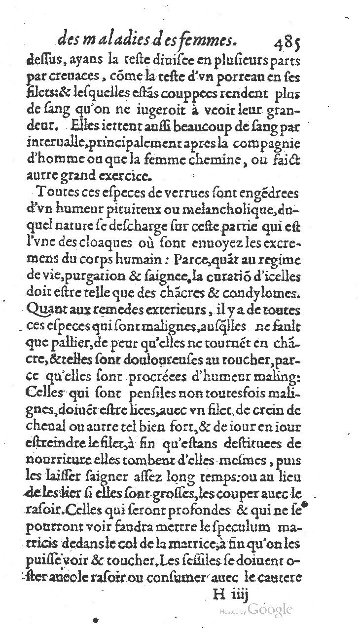 1585 - Jacques du Puis - Trésor des remèdes secrets pour les maladies des femmes - BnF